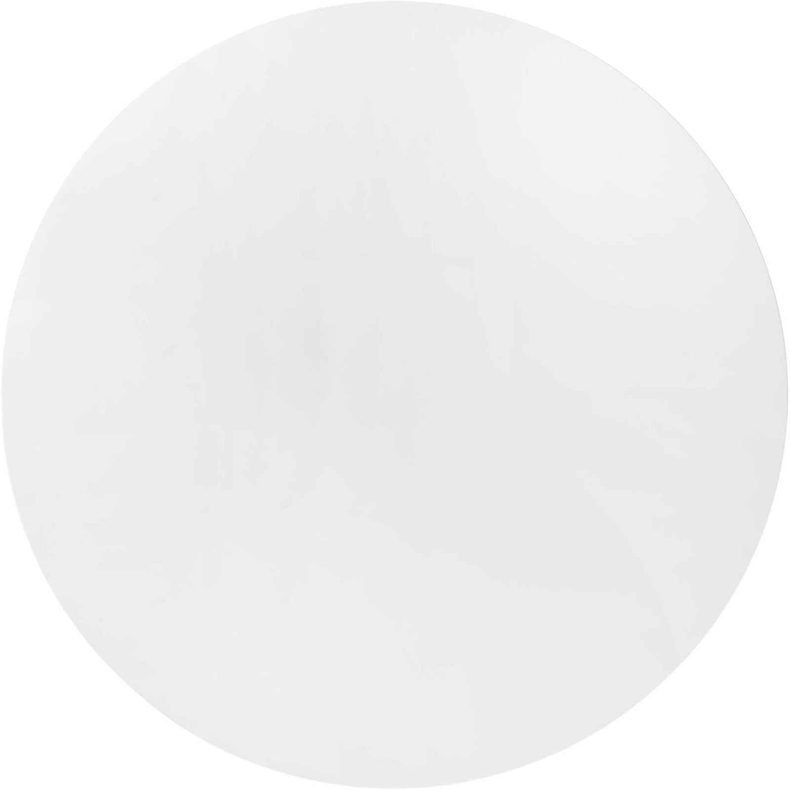 Extra-large white tabletop with glossy finish offers ample room for shared feasts || EEI-3524-BLK-WHI || top_studio