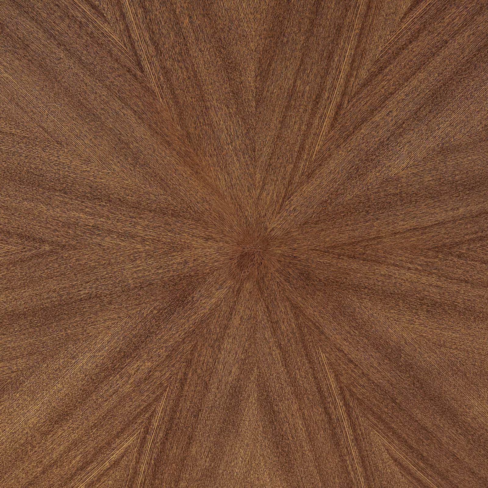 Starburst walnut veneer pattern emphasizing the natural character and depth of the wood grain || EEI-3847-WAL || detail_studio