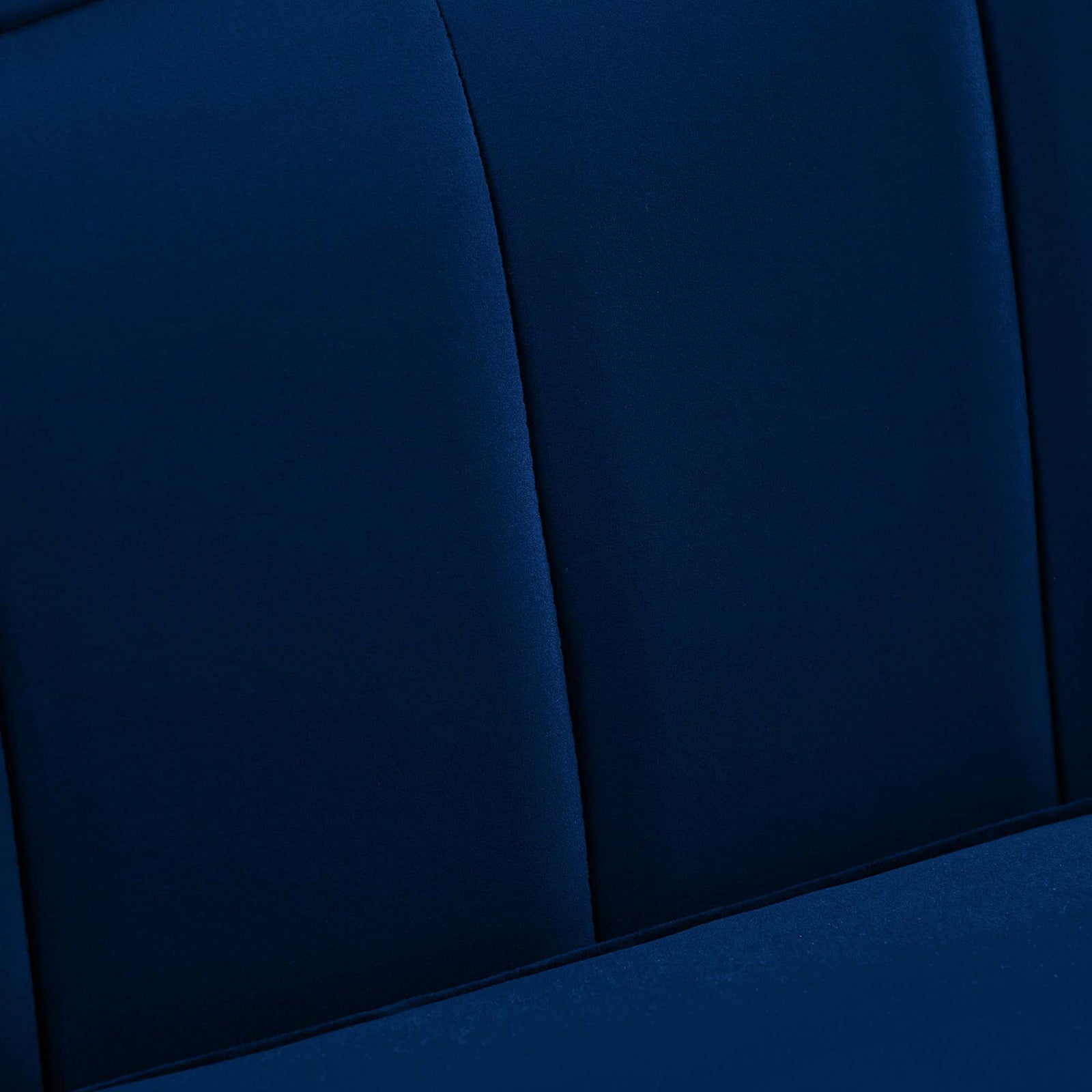 Rich navy performance velvet upholstery showcasing the soft, smooth texture and deep color || EEI-5874-NAV || swatch_studio