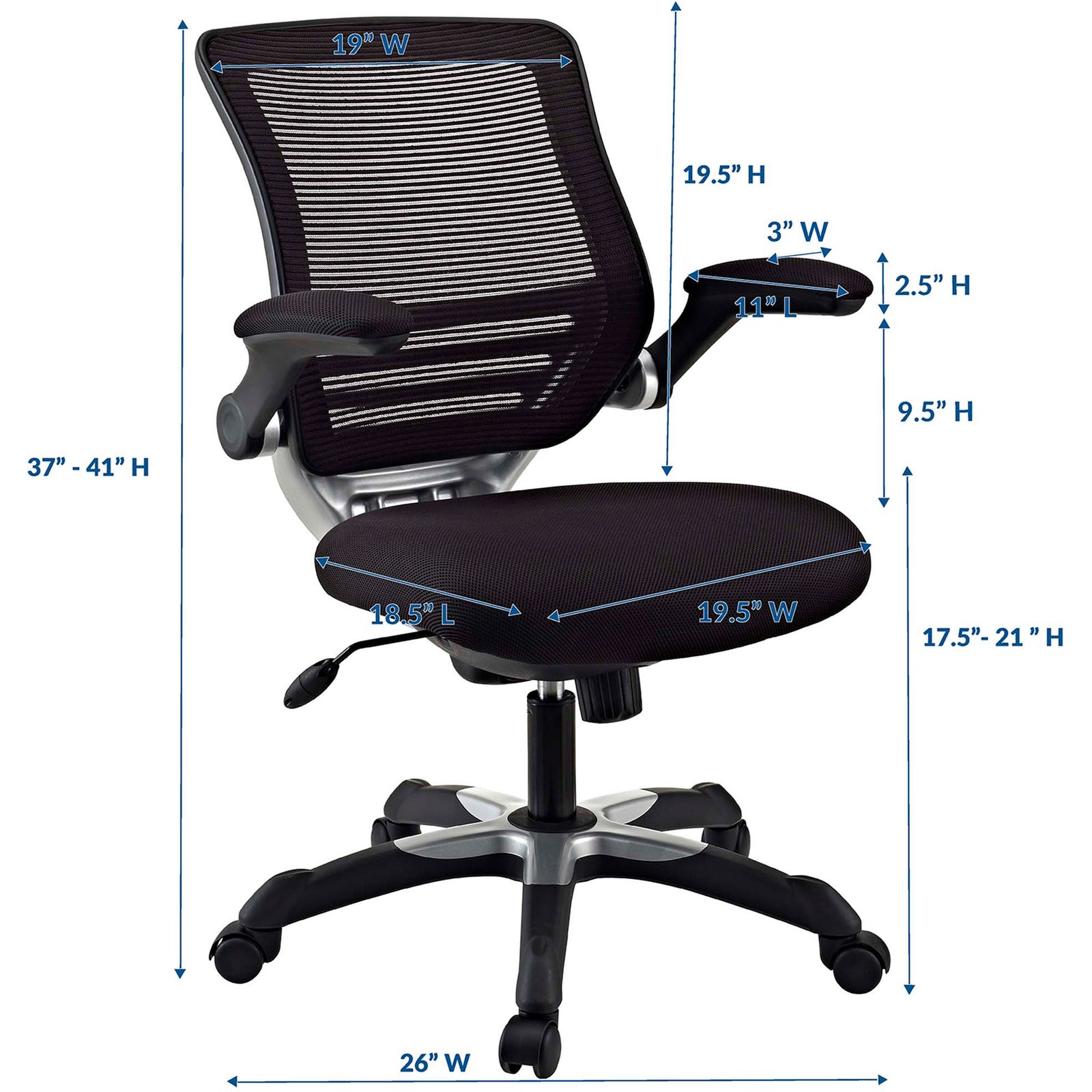Edgemont Mesh Office Chair Black