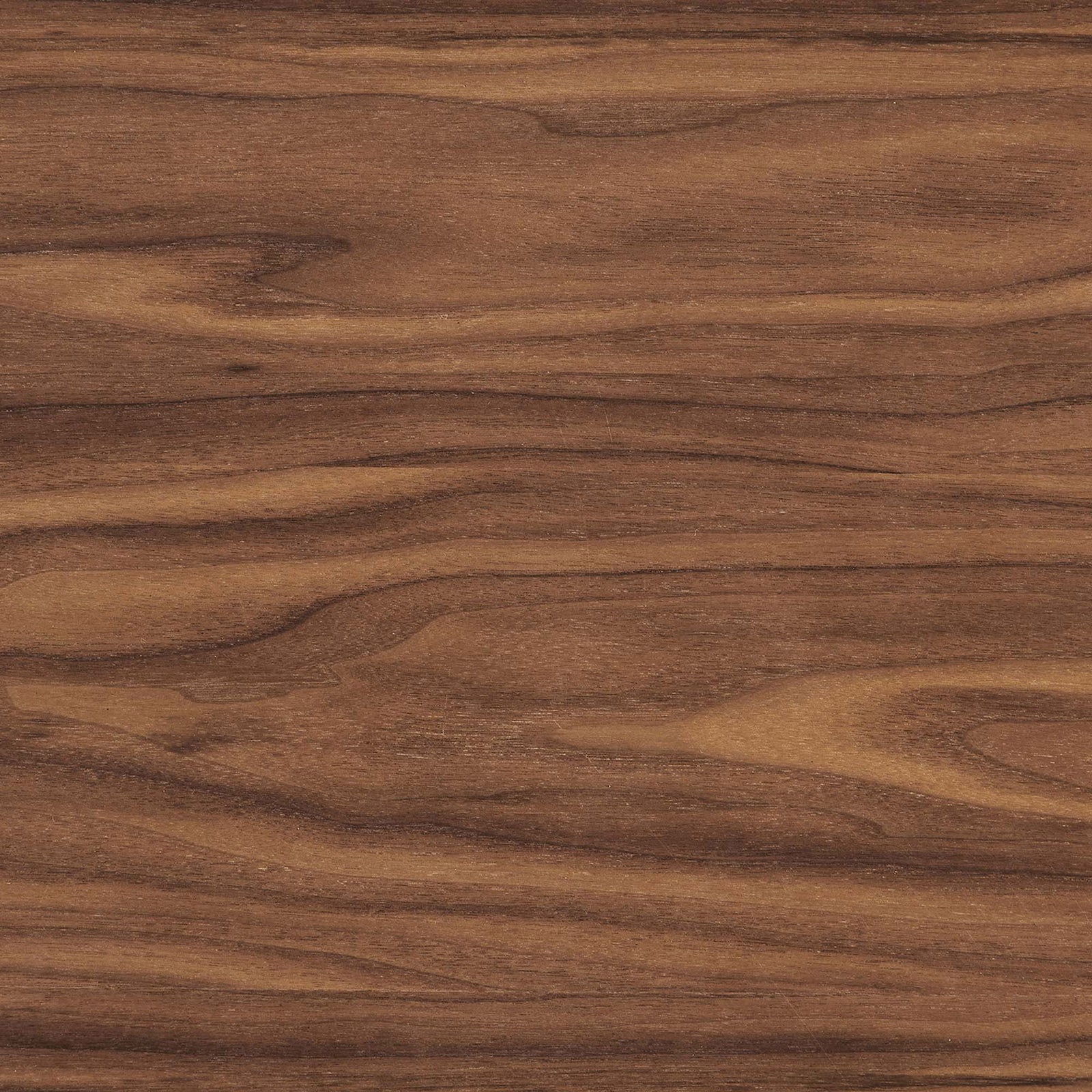 Rich walnut wood veneer showcases organic grain variations for a warm, natural dining table finish || EEI-6064-WAL-SET || swatch_studio