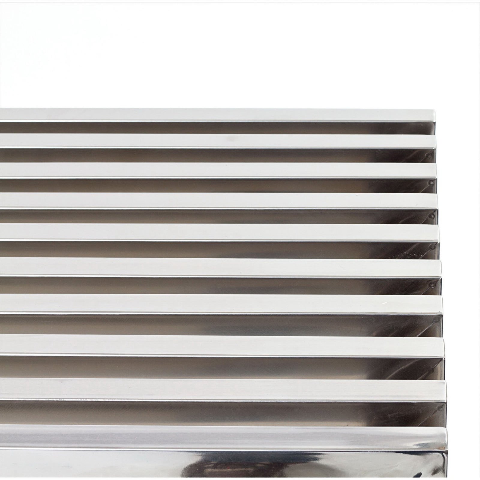 Gridiron Stainless Steel Bench Silver
