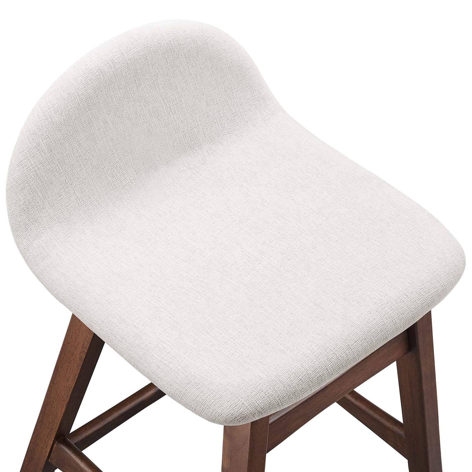 Heathered ivory upholstery with smooth, rounded seat edge || EEI-6555-HEI || detail_studio
