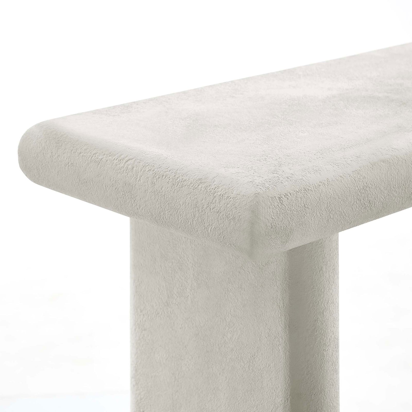 Rounded bullnose edges and seamless contours create a refined, modern look || EEI-6577-WHI || detail_studio