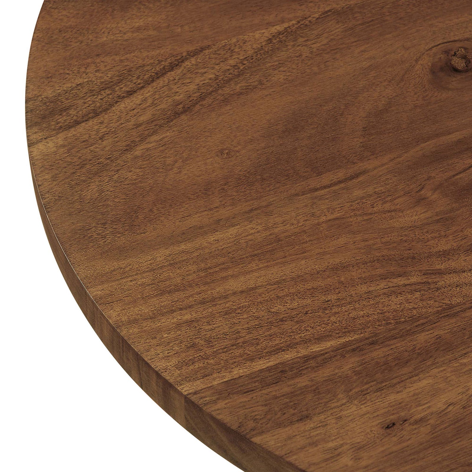 Viva side table edge with smooth finish and softly rounded profile || EEI-6610-BLK-LOC || detail_studio