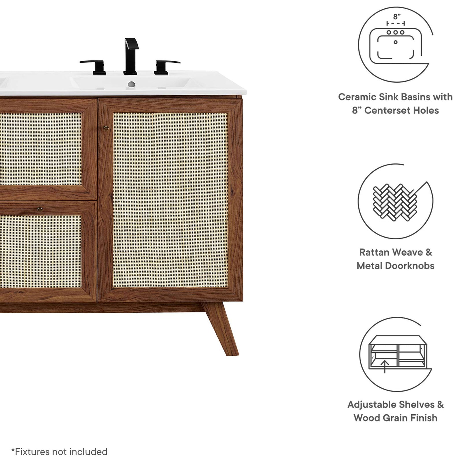 Feature highlights and sink specifications to guide your selection || EEI-6721-WAL-WHI || callout_studio