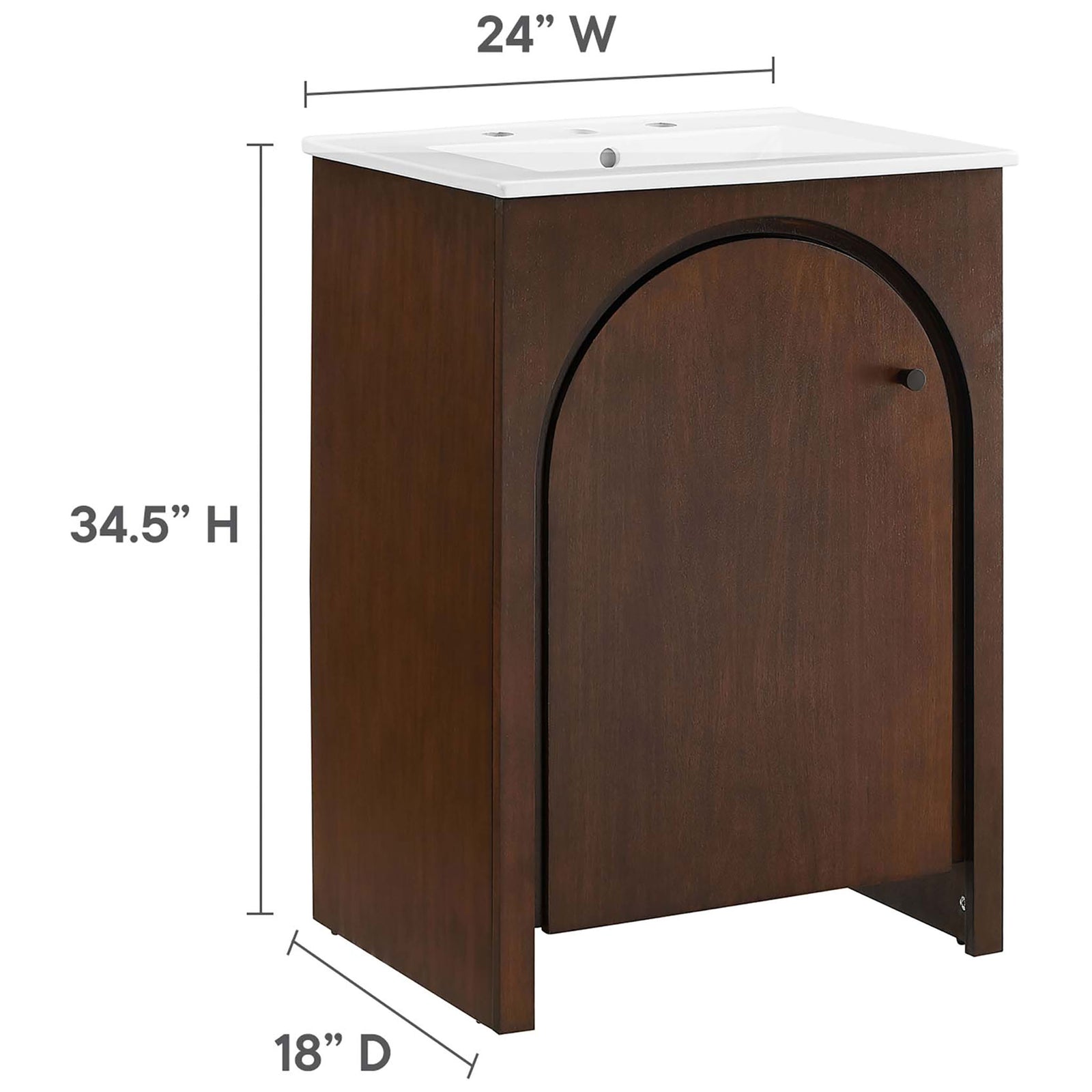 Dimensions: 24 in W x 34.5 in H x 18 in D vanity with integrated sink || EEI-6788-WAL-WHI || dimension_studio