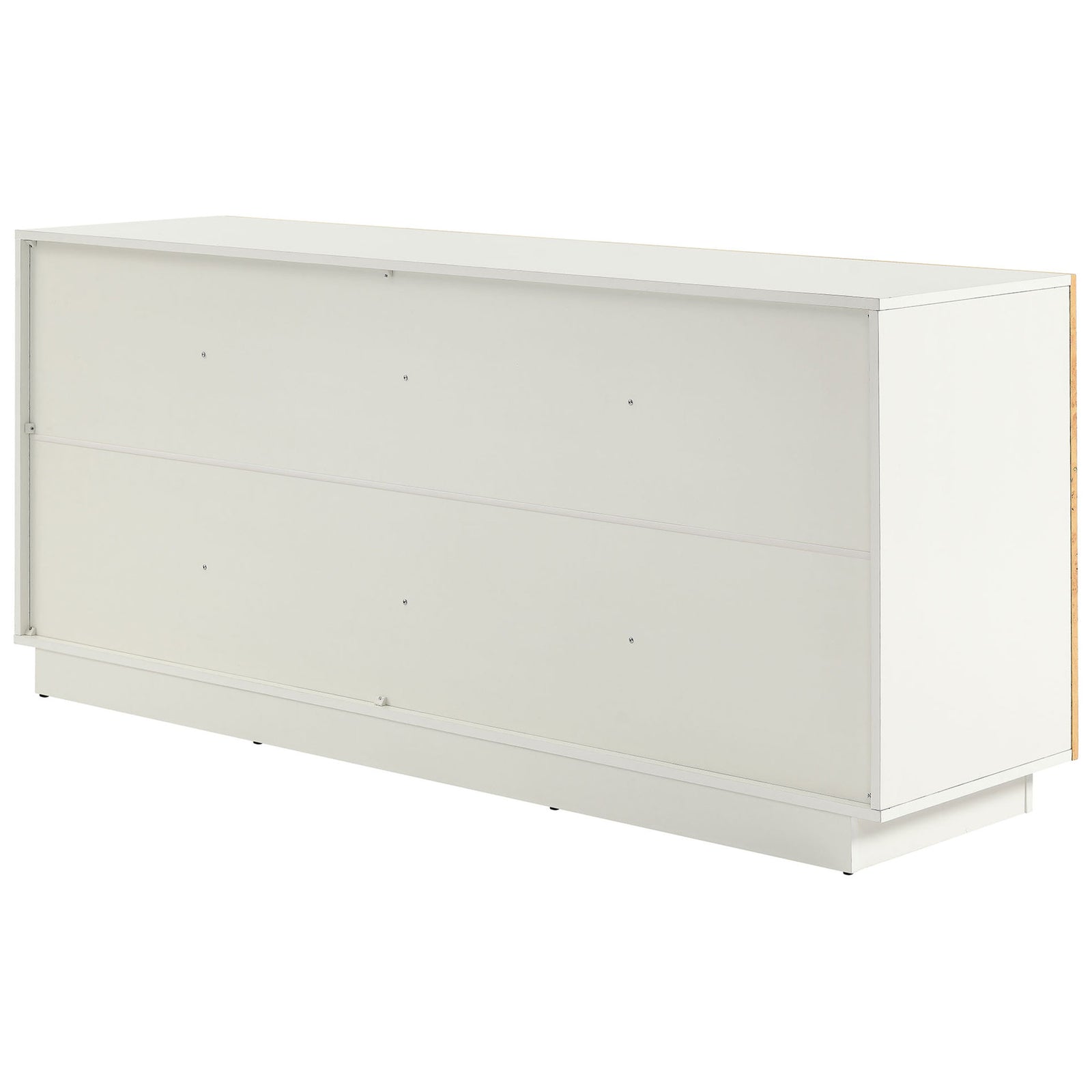 Smooth white back panel offers a clean finish for flexible placement in any room || EEI-6847-WHI-BUR || back_studio
