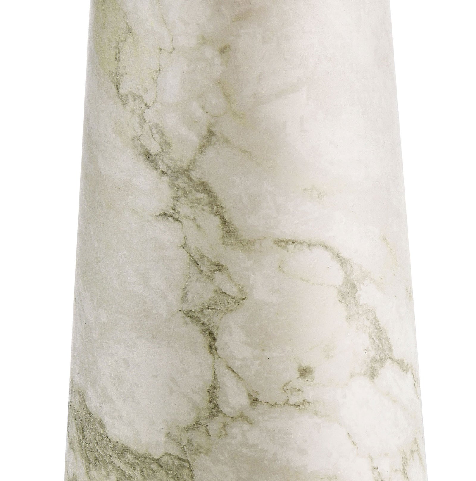 Soft white faux marble base with gentle gray veining for a light, airy look. || EEI-6963-WHI || swatch_studio
