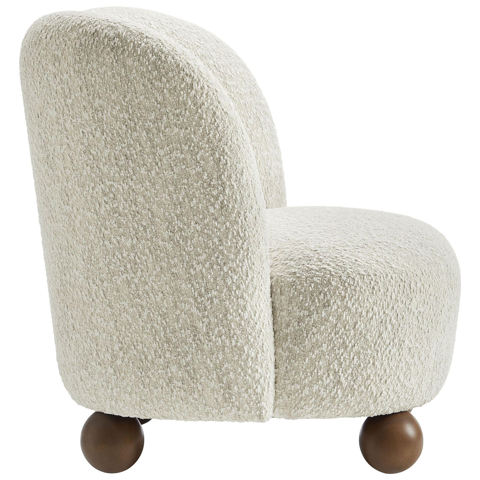 Low-profile silhouette and plush foam seat deliver lounge-worthy comfort. || EEI-6989-PRL-WAL || side_studio