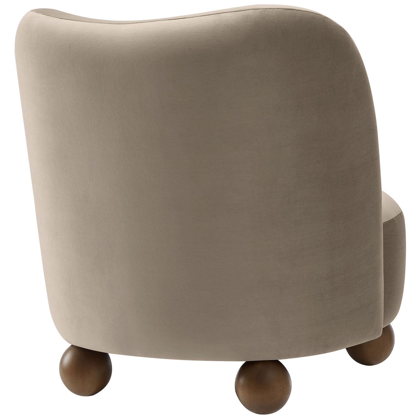 Smooth, continuous back curves for an inviting, modern look || EEI-6990-TAU-WAL || back_angle_studio