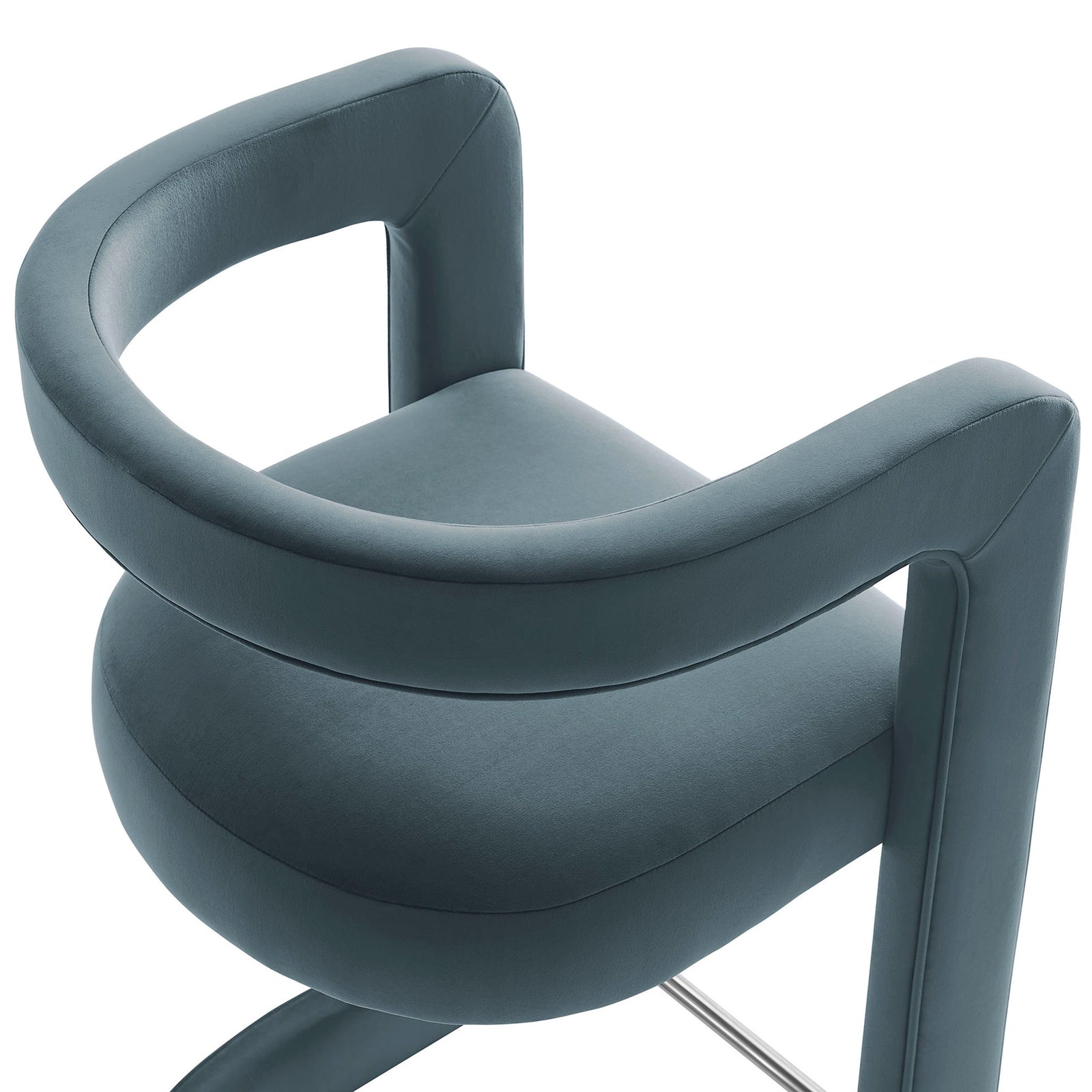 Soft performance velvet and dense foam cushioning for inviting everyday comfort || EEI-7107-CAB || detail_studio