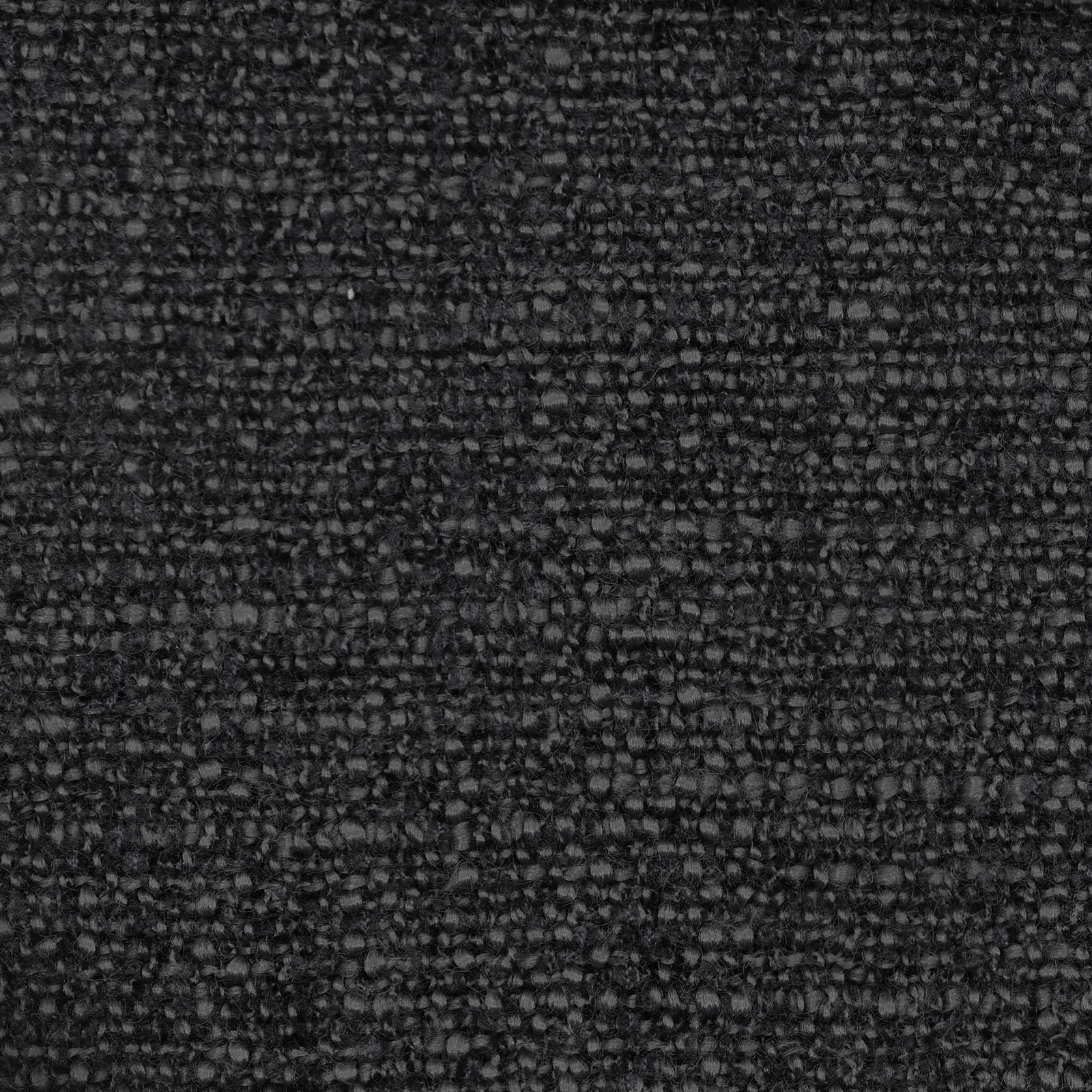 Textured slub weave fabric in deep ebony used on the Emory upholstered dining chair || EEI-7185-EBO || swatch_studio