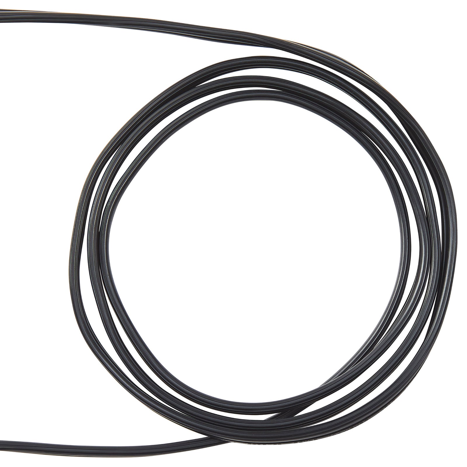 Flexible black power cord neatly coiled to show ample length for versatile placement || EEI-7213-TRV || detail_studio