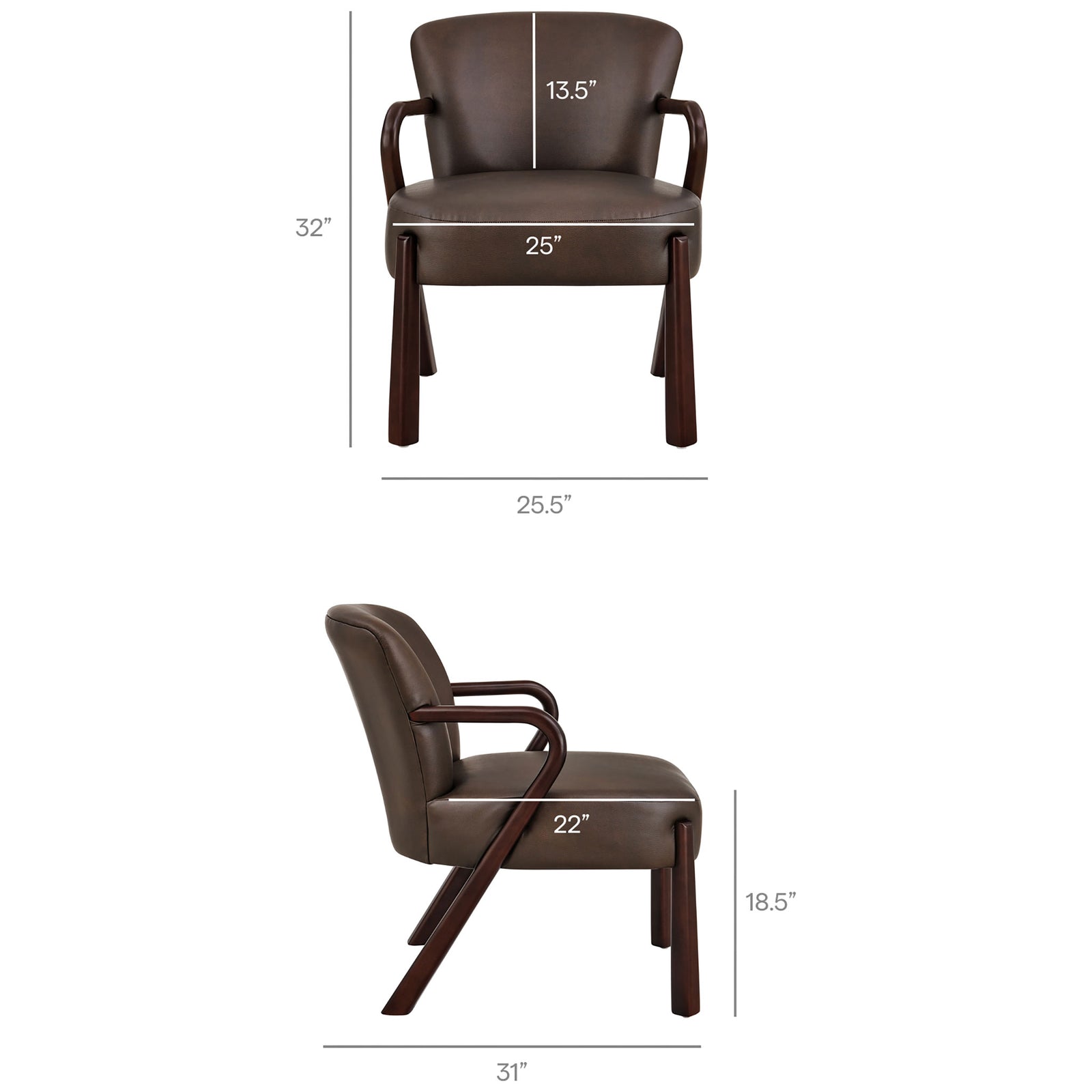 Spacious seat and supportive proportions enhance lounging comfort || EEI-7529-ESP || dimension_studio