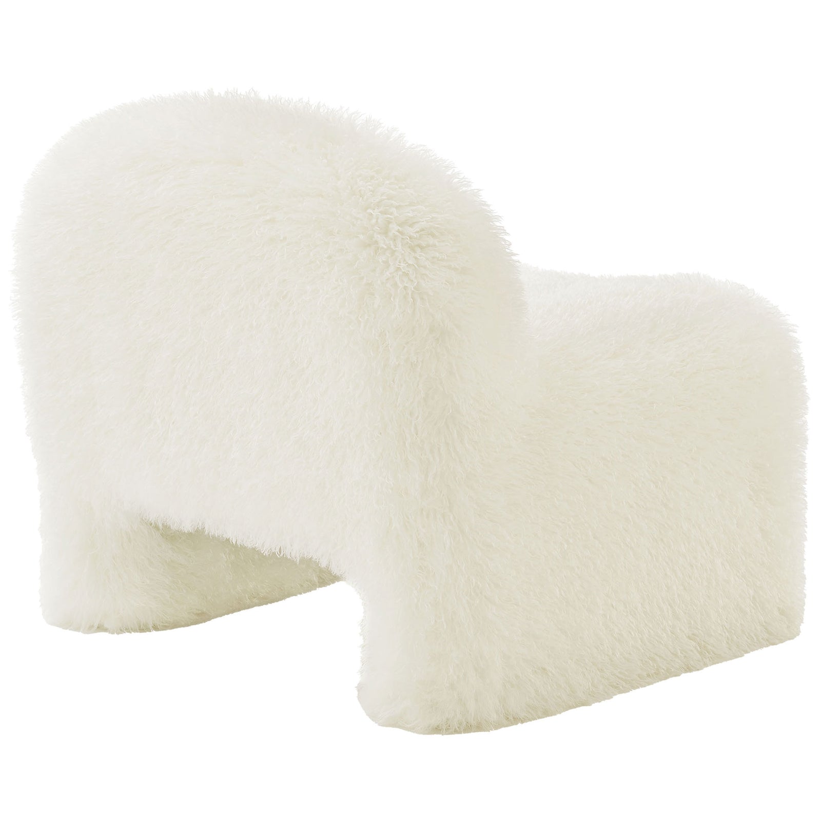 Curved backrest flows into plush sides for a seamless, cloudlike look. || EEI-7534-WHI || back_angle_studio