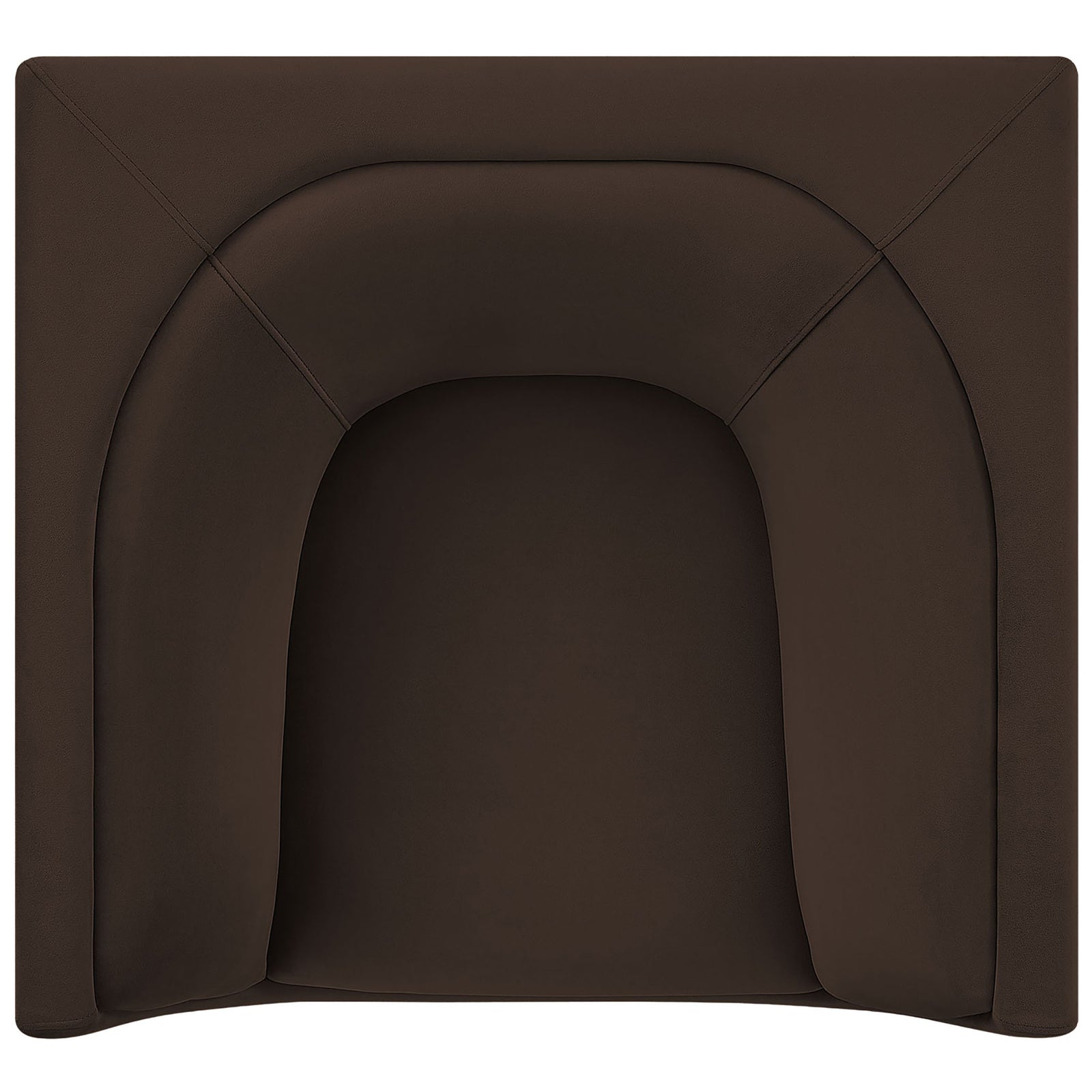 Continuous curved back envelops a generous lounge seat for cozy, sink-in comfort || EEI-7566-CHB || top_studio