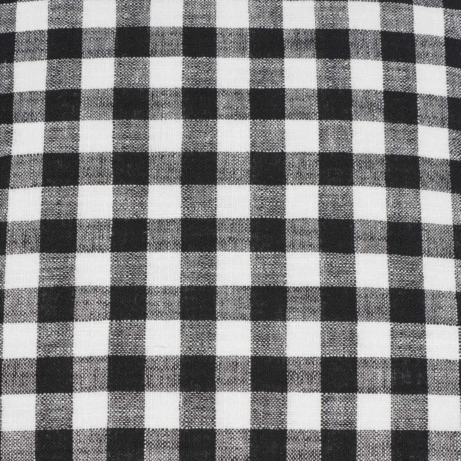 Woven black-and-white gingham brings crisp contrast and texture to this floor pillow || FLP1019A || swatch_studio