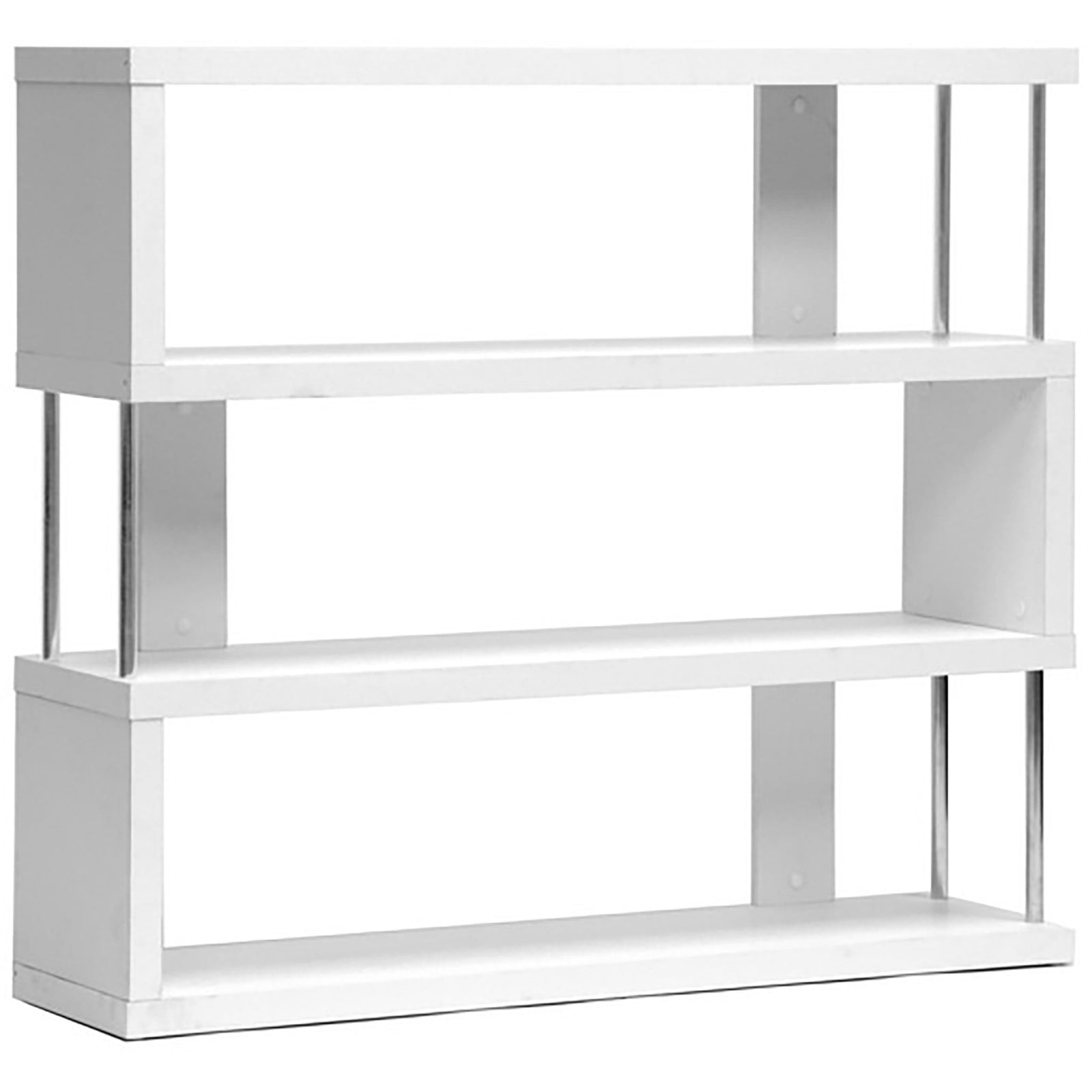 Zhao Bookcase White 3 Tier
