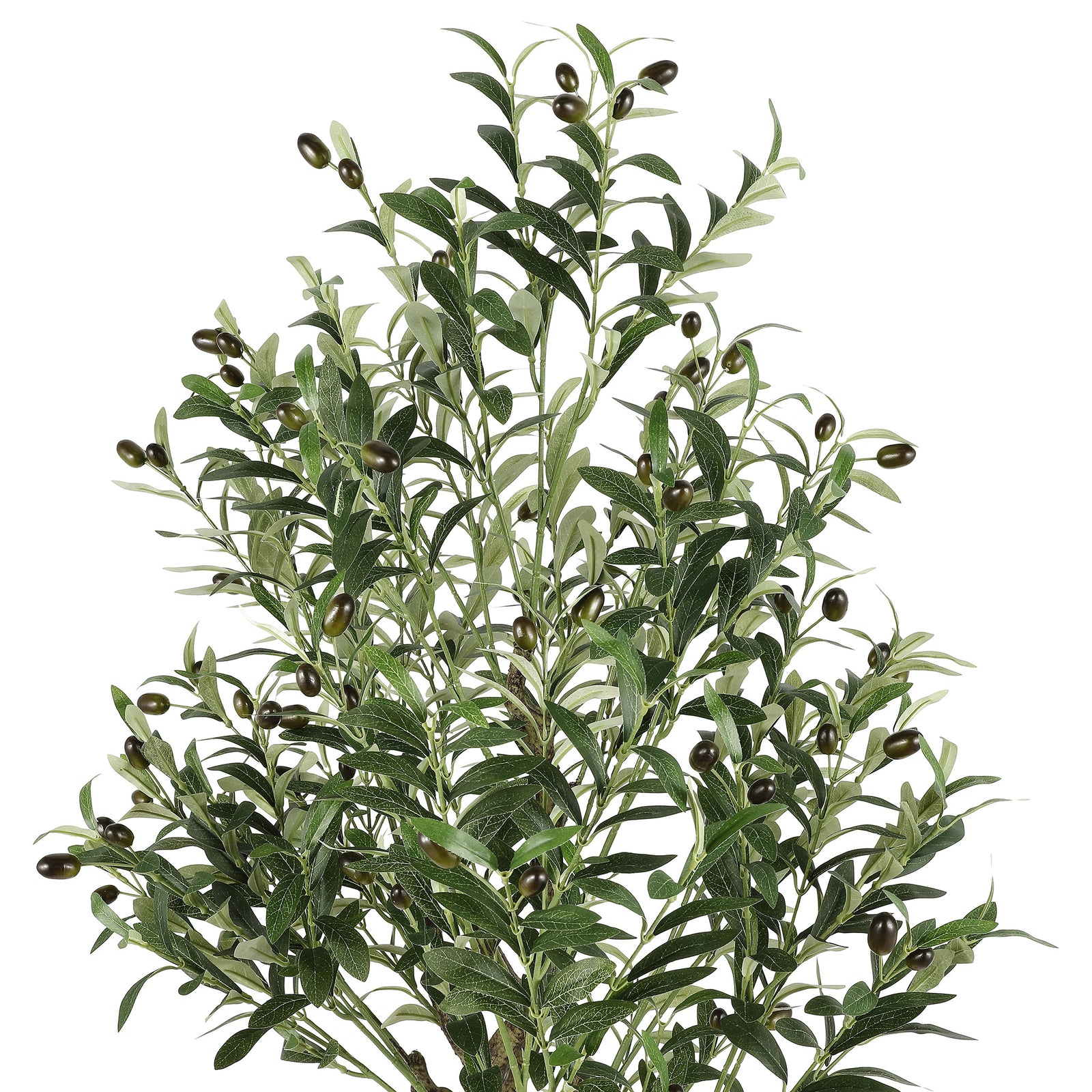 Dark faux olives dot a dense canopy of narrow green leaves. || FXP2007A || detail_studio