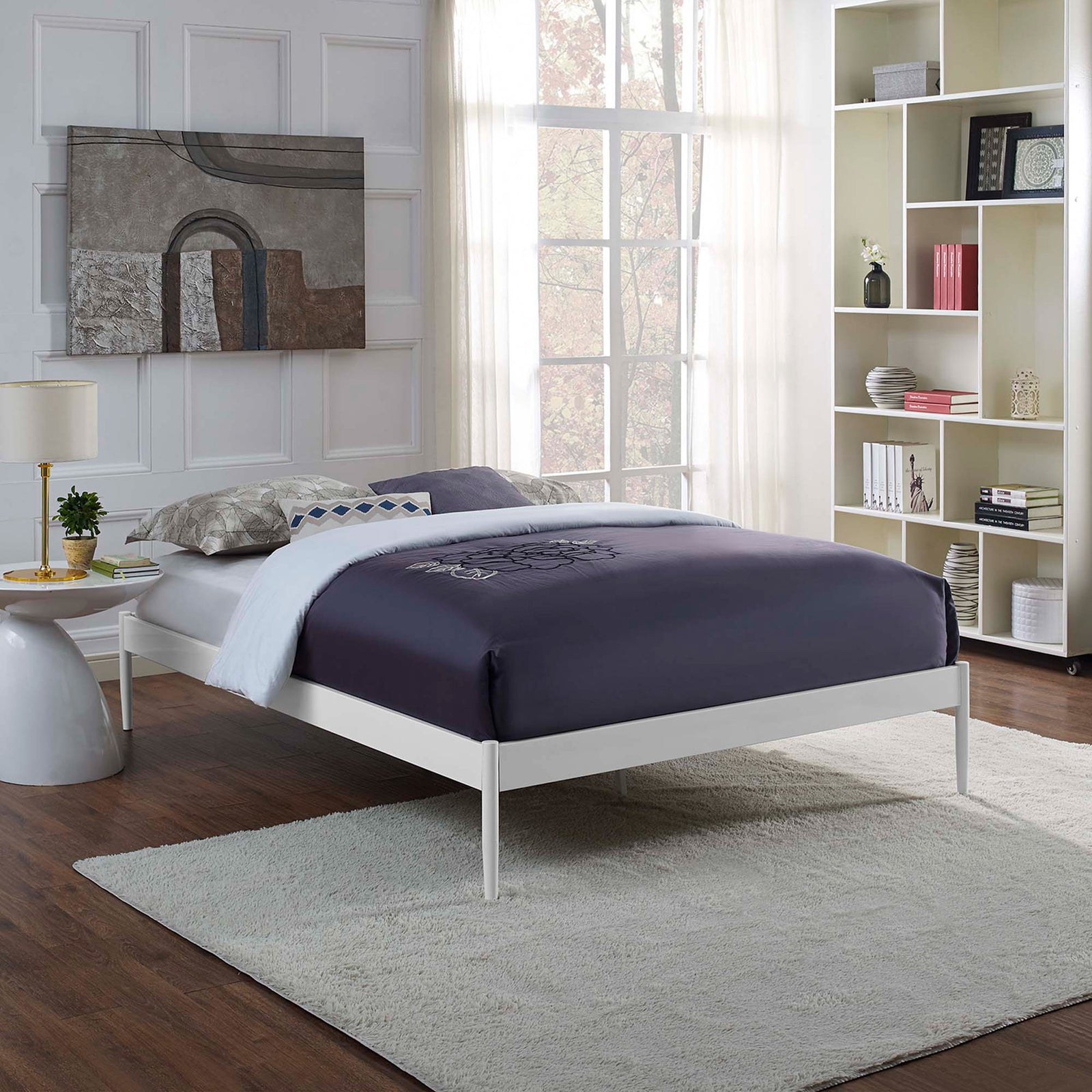 Eyre Bed White