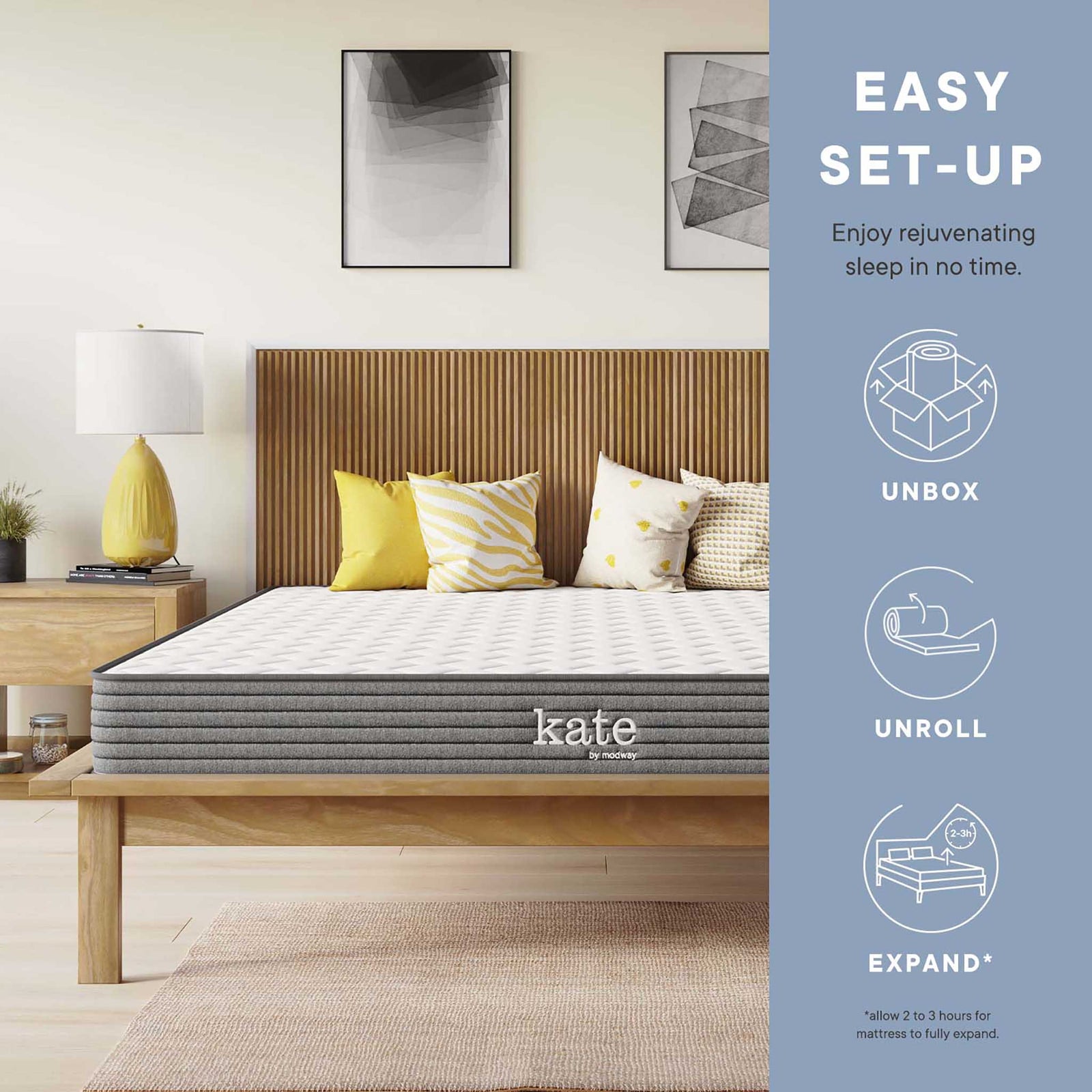 Kate 6" Innerspring Mattress White