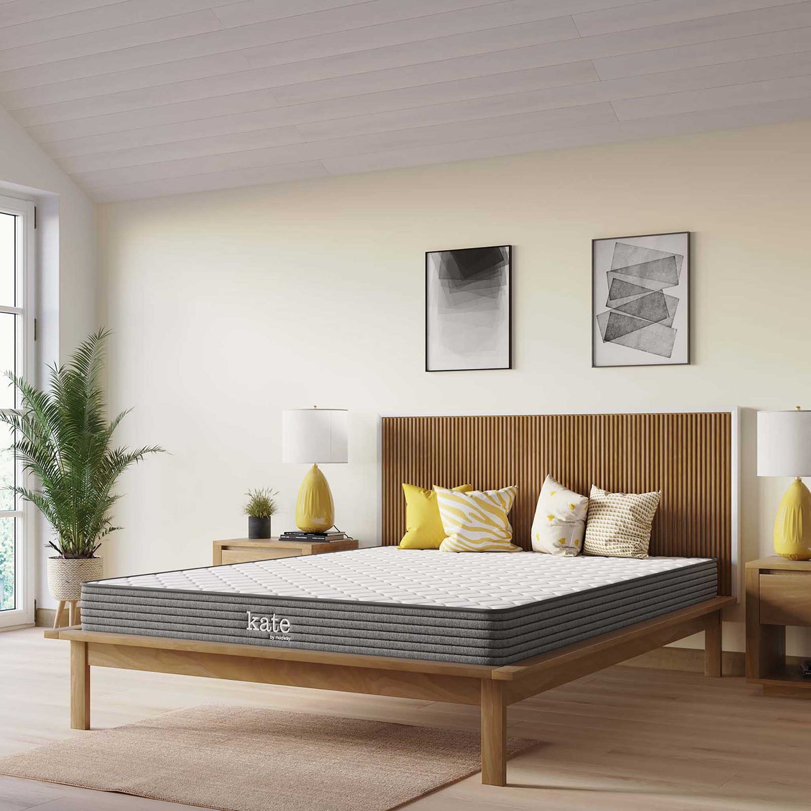 Kate 6" Innerspring Mattress White