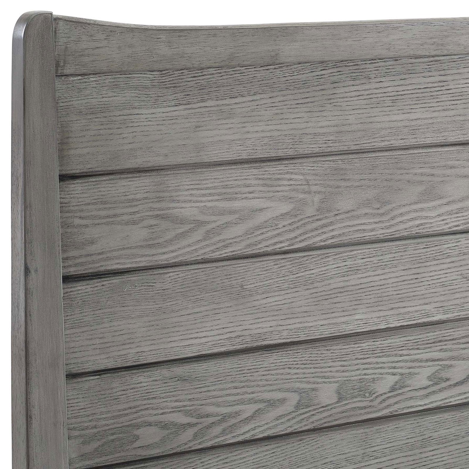 Wide horizontal slats highlight the textured gray wood grain veneer || MOD-6238-GRY || detail_studio