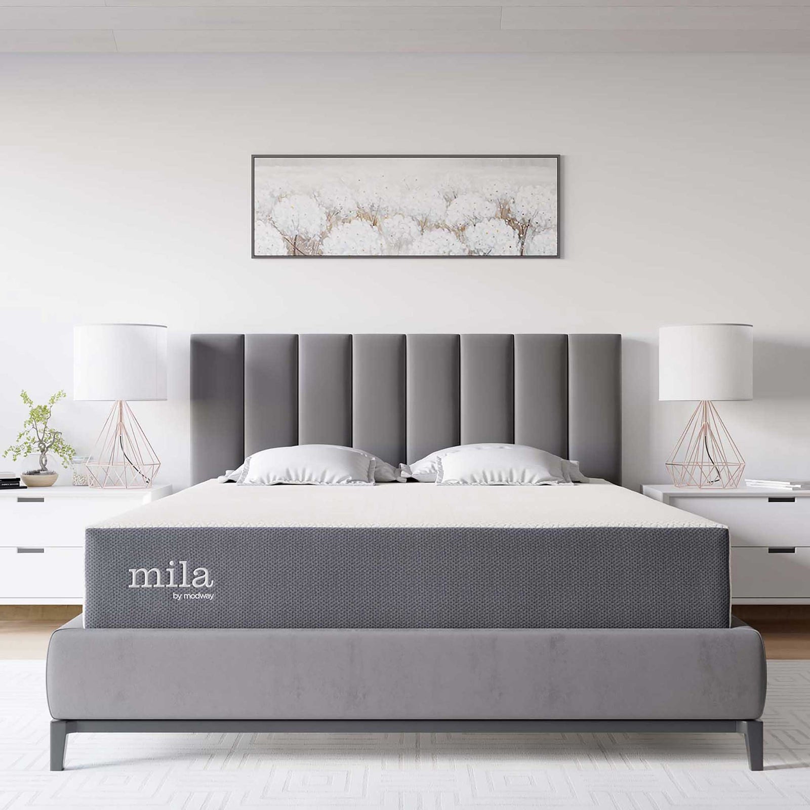 Mila 10" Memory Foam Mattress White