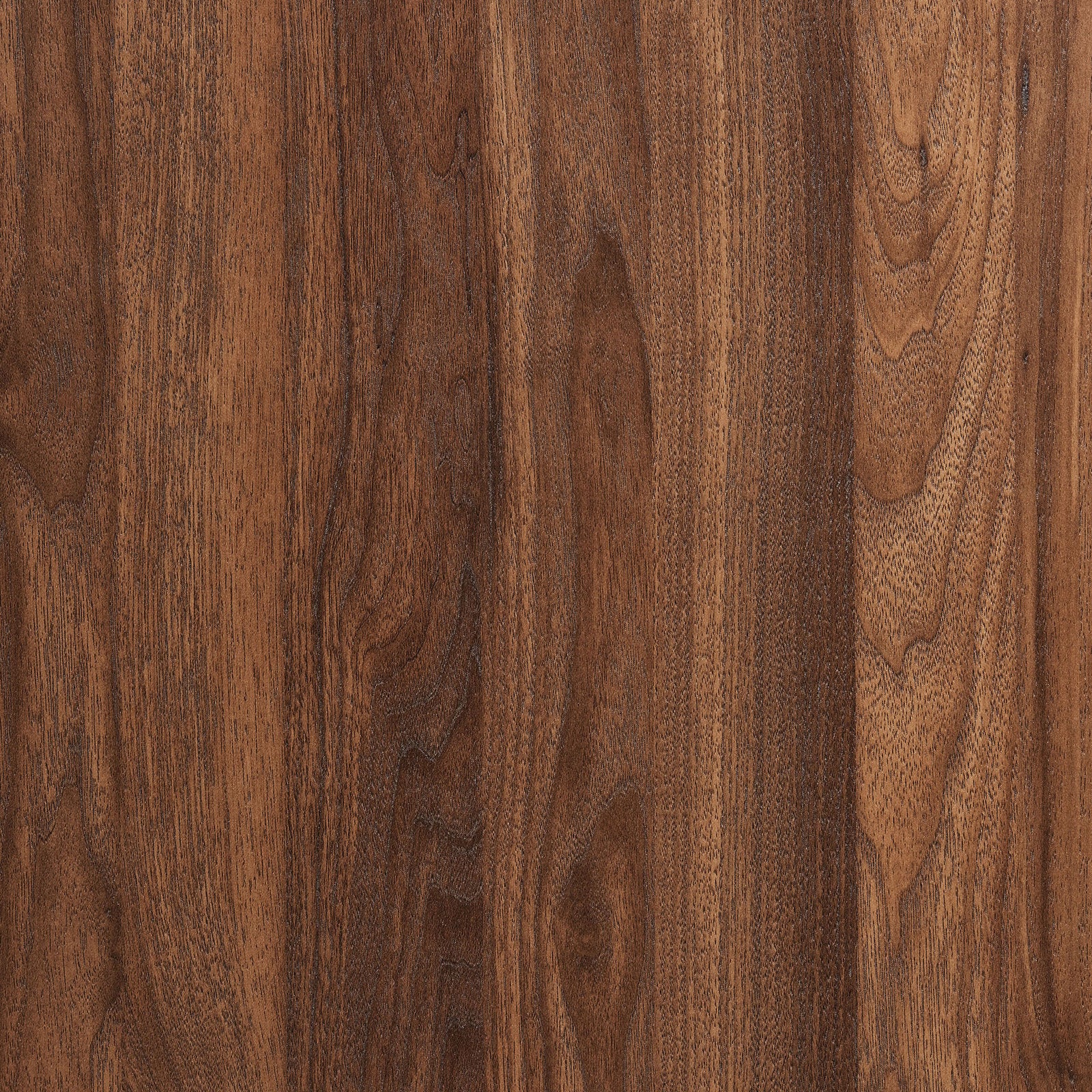 Rich walnut wood grain laminate finish with layered warm brown tones and natural variation || MOD-7163-WAL || swatch_studio