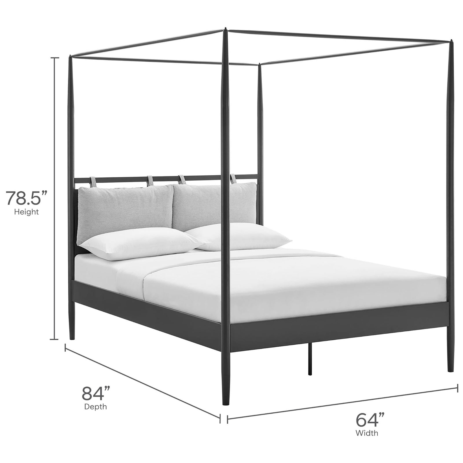 Dimensions graphic showing overall height, width, and depth for reference || MOD-7223-CHA-NPT || dimension_studio