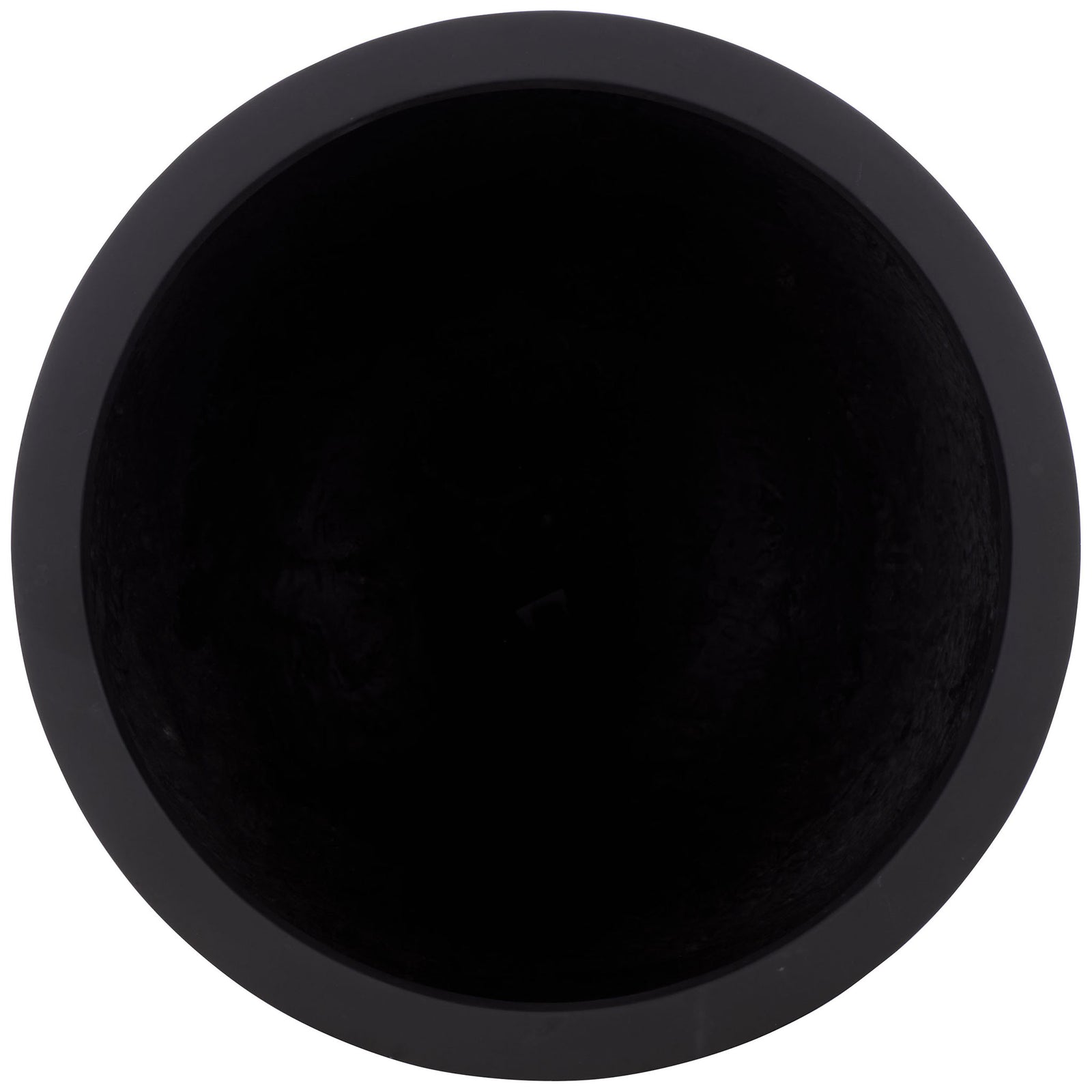 Wide circular black rim surrounds a deep interior with ample planting space || PAT1400A || top_studio