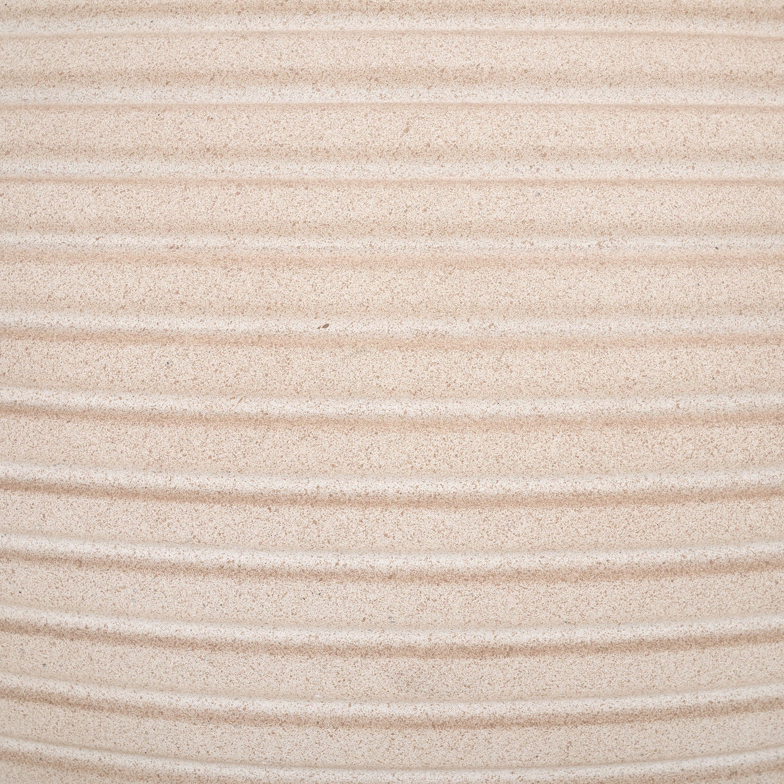 Soft beige grain and raised bands give the planter an earthy, tactile finish. || PAT1534B || swatch_studio