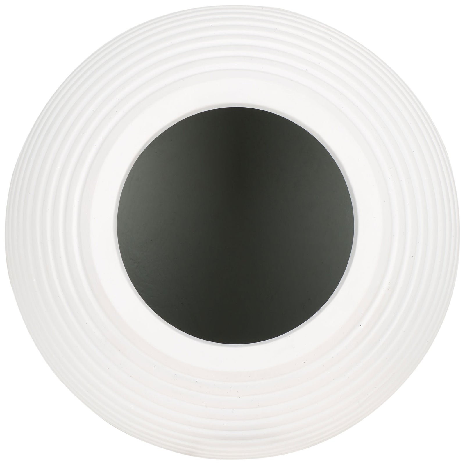White concentric ridges encircle a round planting opening with a dark interior. || PAT1534C || top_studio