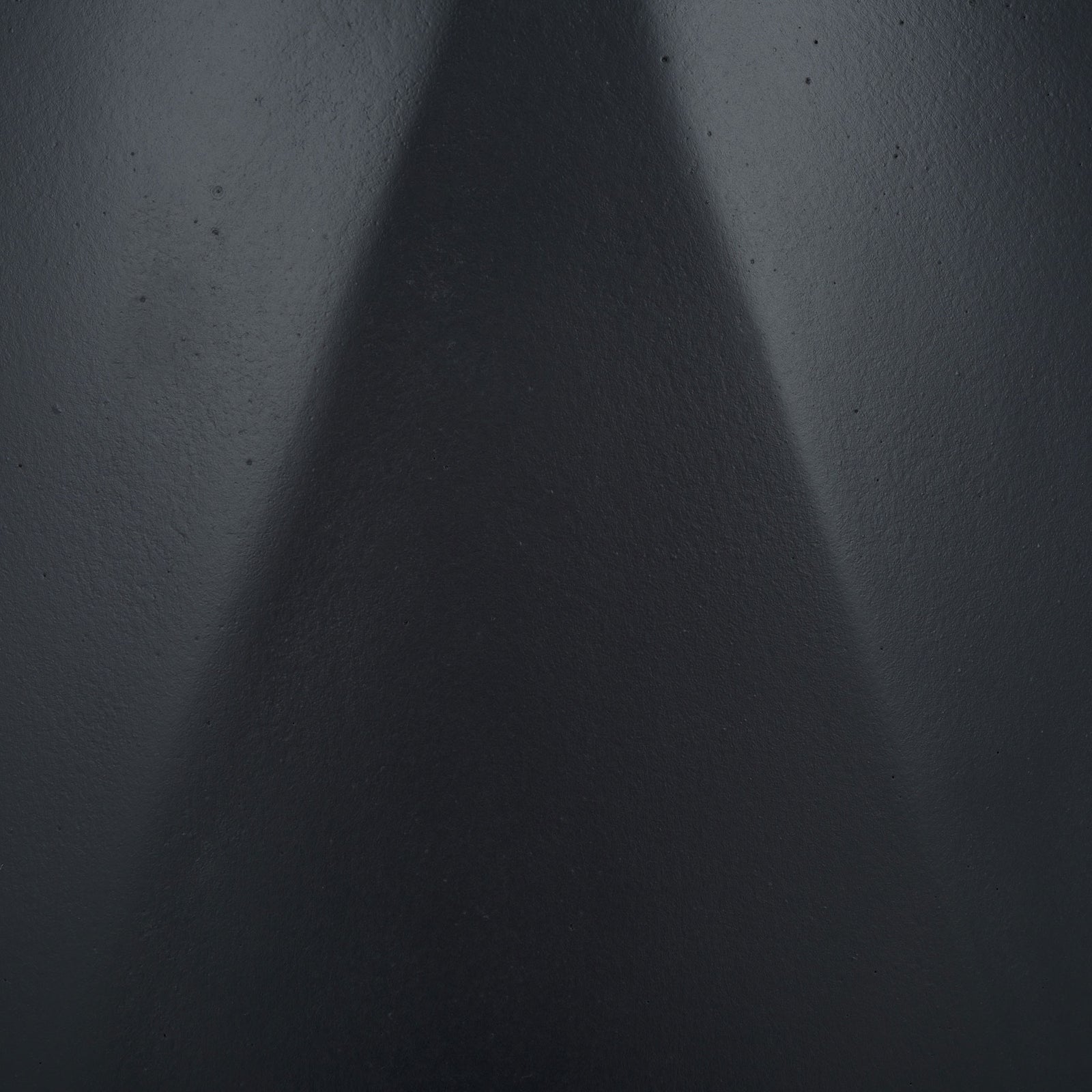 A deep black finish brings out the planter's subtly textured geometric facets. || PAT1536A-SET2 || swatch_studio