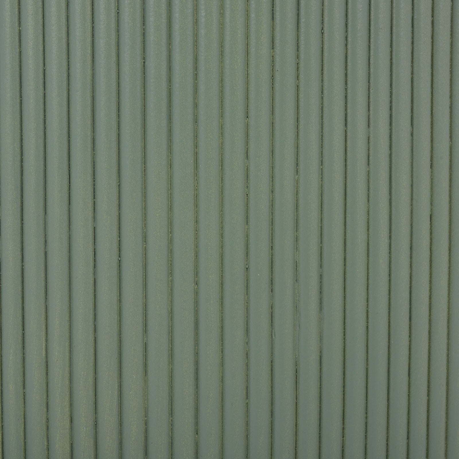 A muted green finish highlights the planter's evenly spaced vertical ridges. || PAT4600C-SET3 || swatch_studio