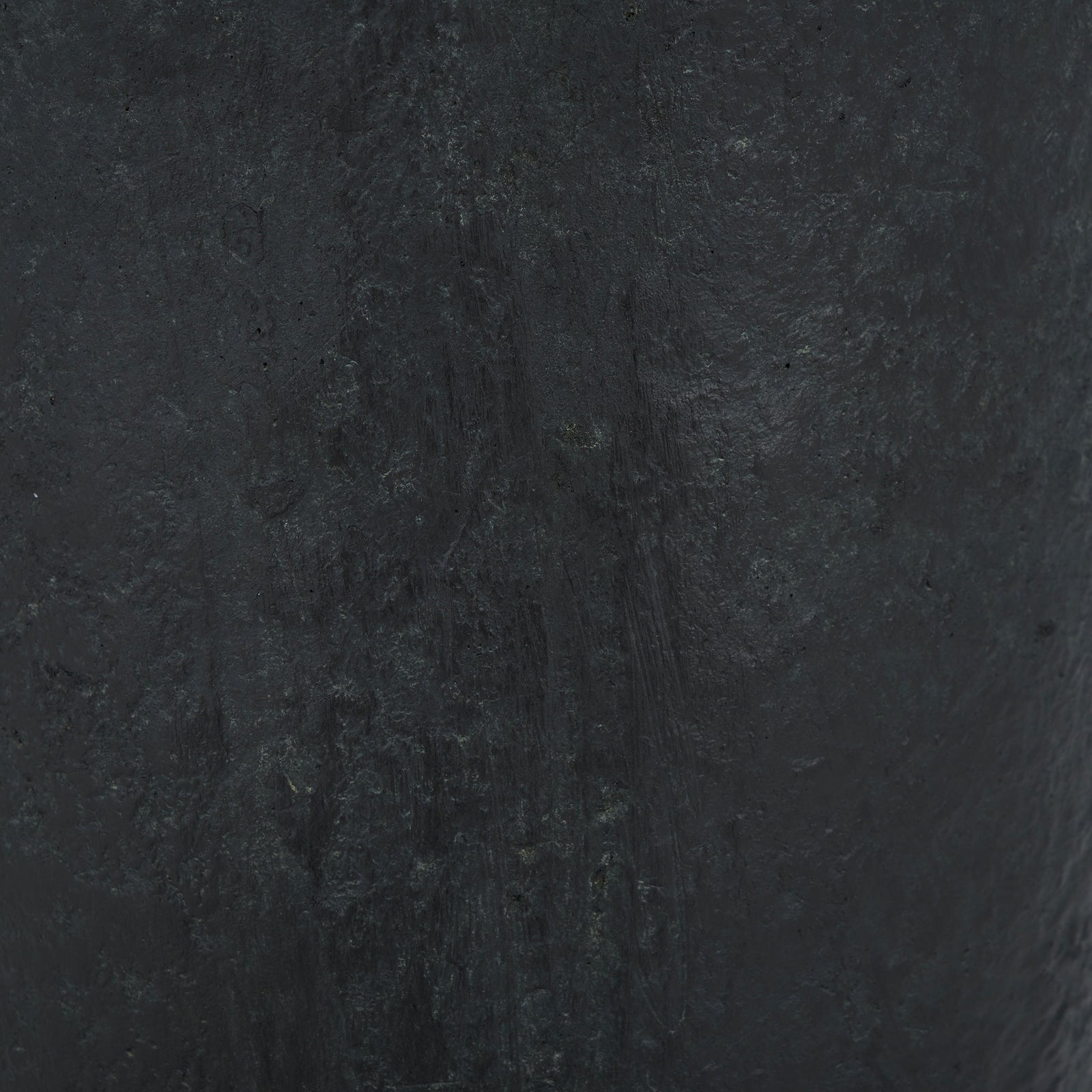 Softly mottled black finish lends the planter a rustic, aged texture. || PAT5037E || swatch_studio