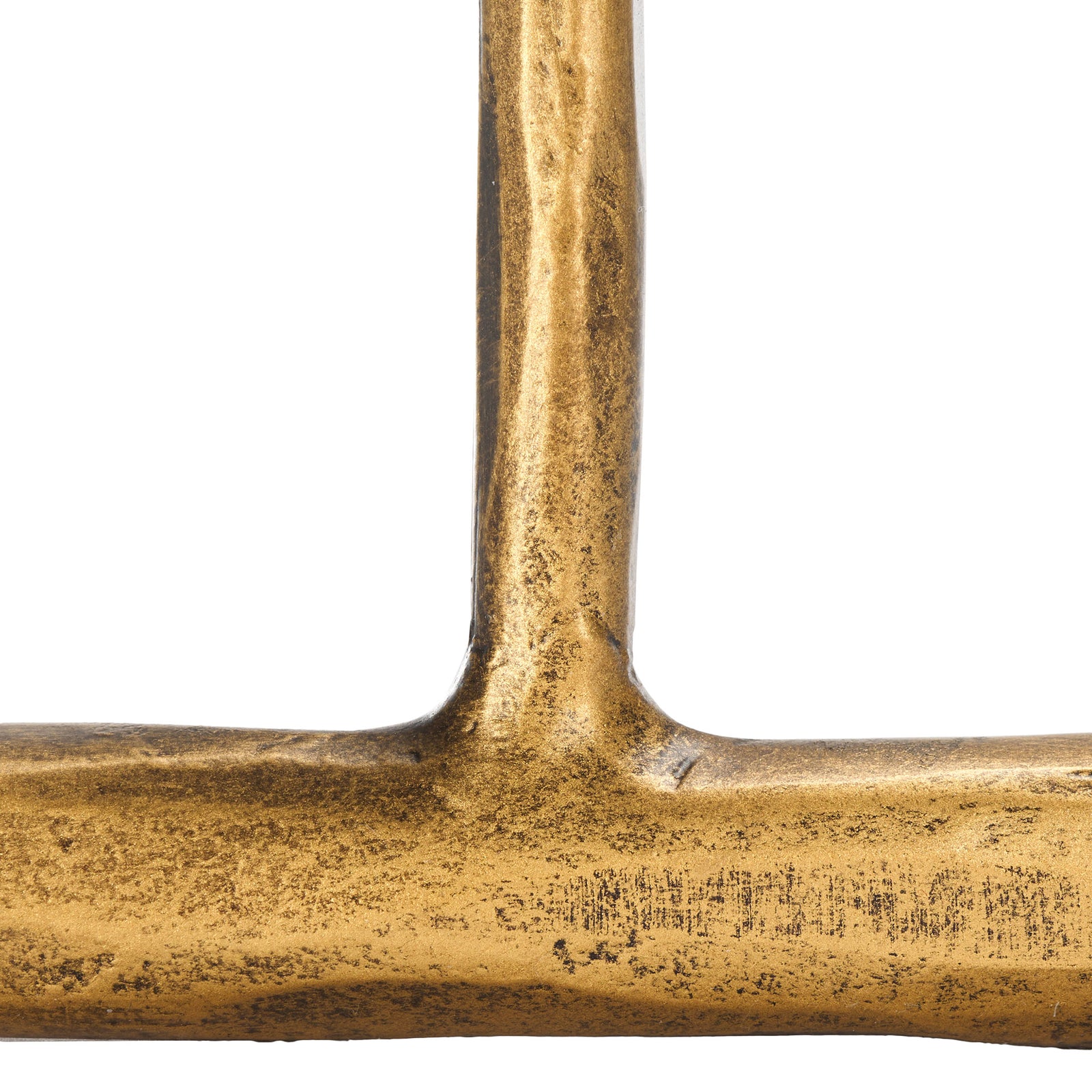 Warm gold metal has a softly mottled, antiqued finish with delicate dark flecks. || RDC2500A-SET2 || swatch_studio
