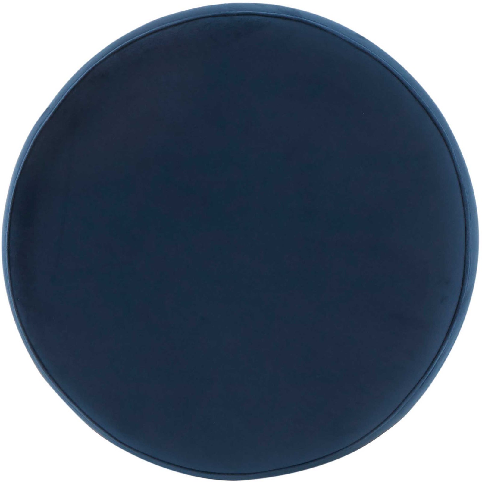 Elyse Ottoman Navy/Brass