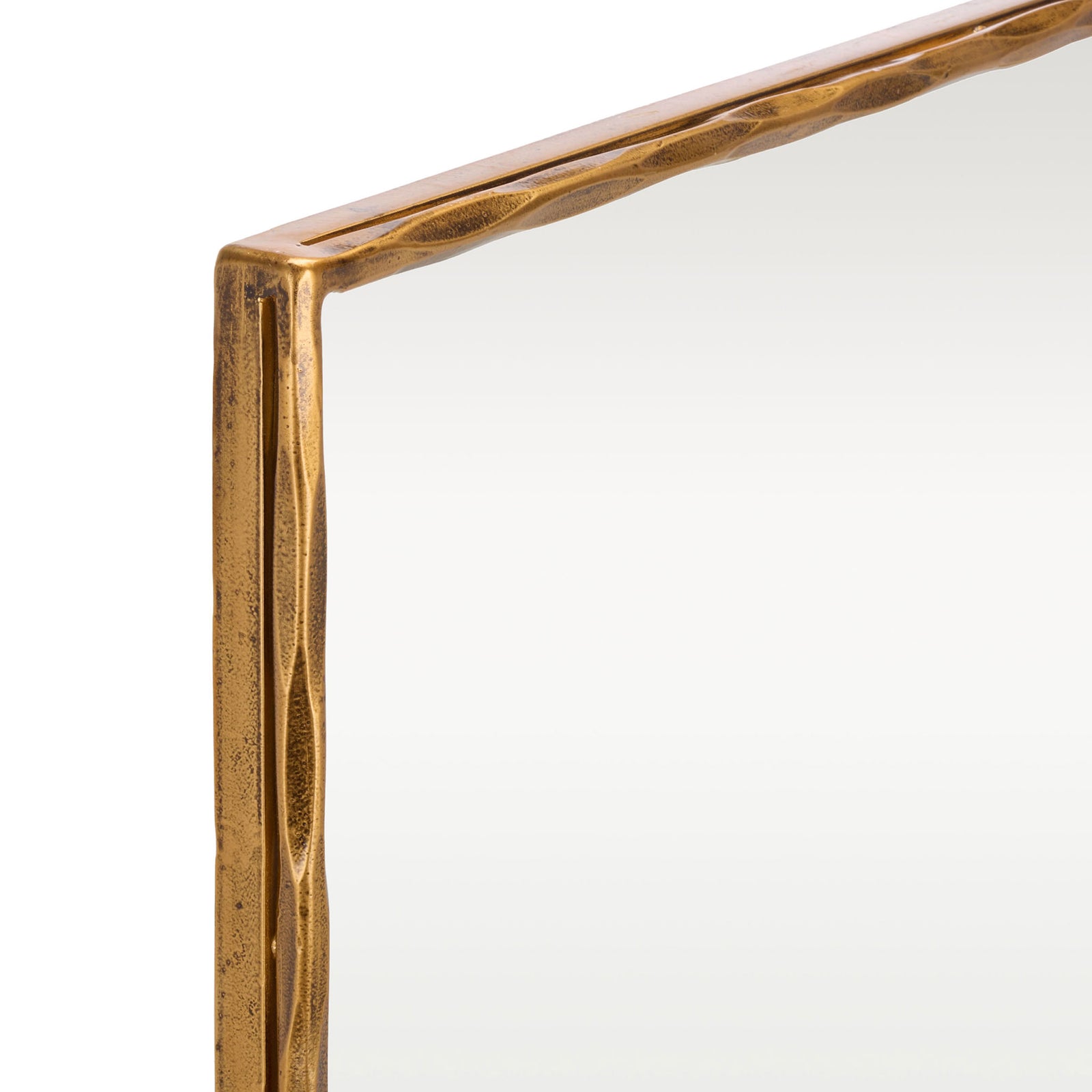 Tristan Rectangle Mirror Brass