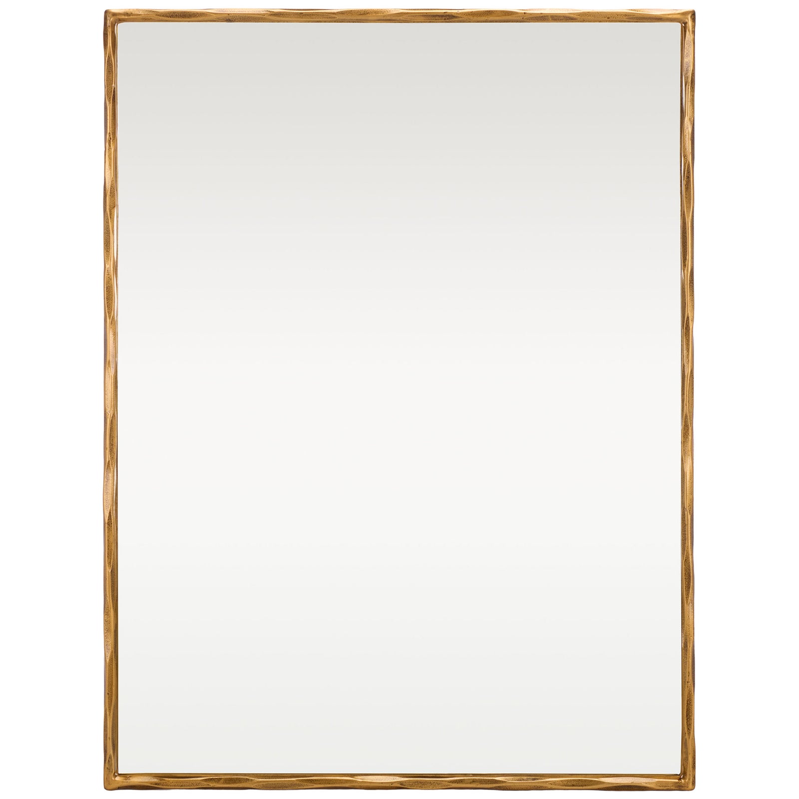Tristan Rectangle Mirror Brass