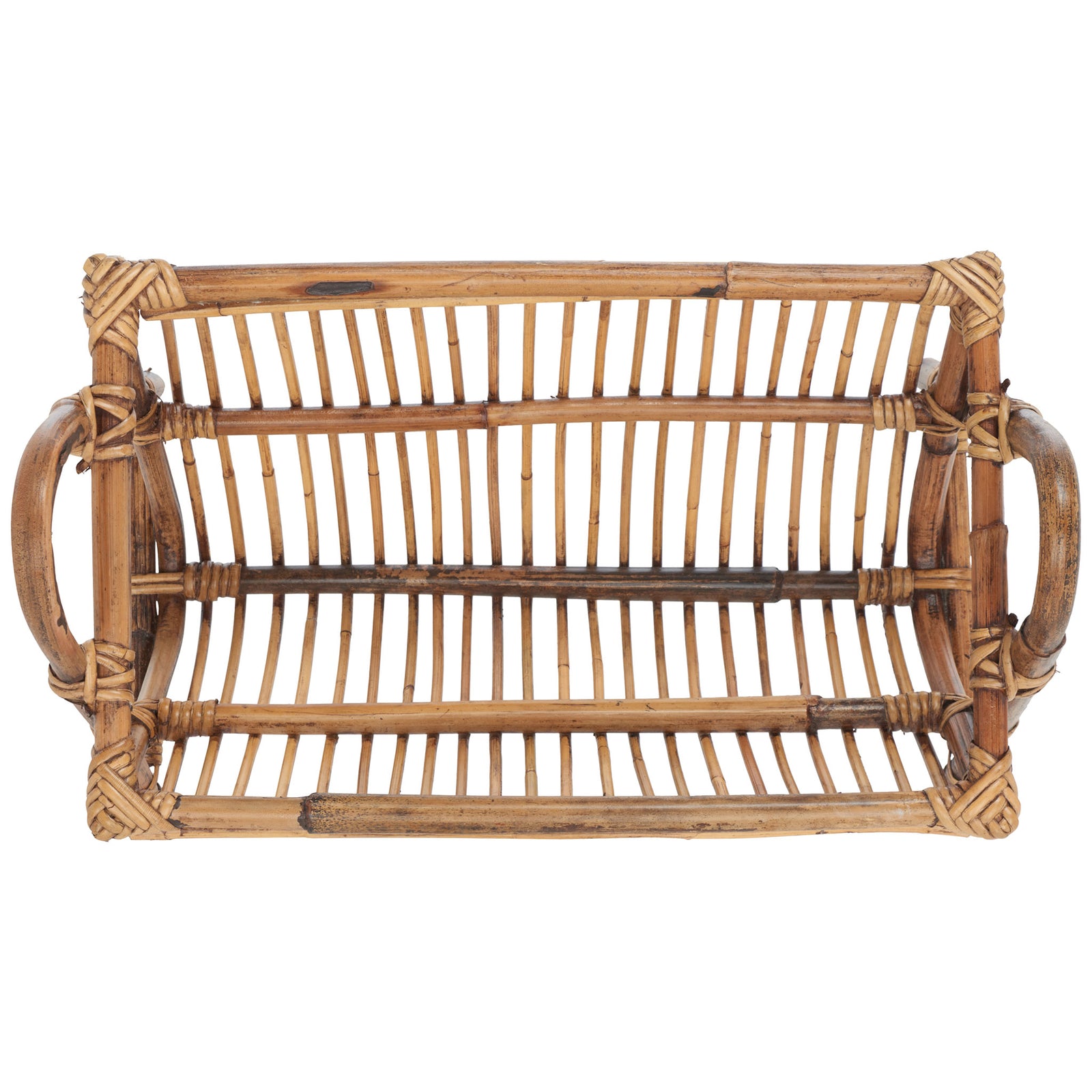 Open rattan slats and long, parallel rails keep magazines easy to reach || STG6500A || top_studio