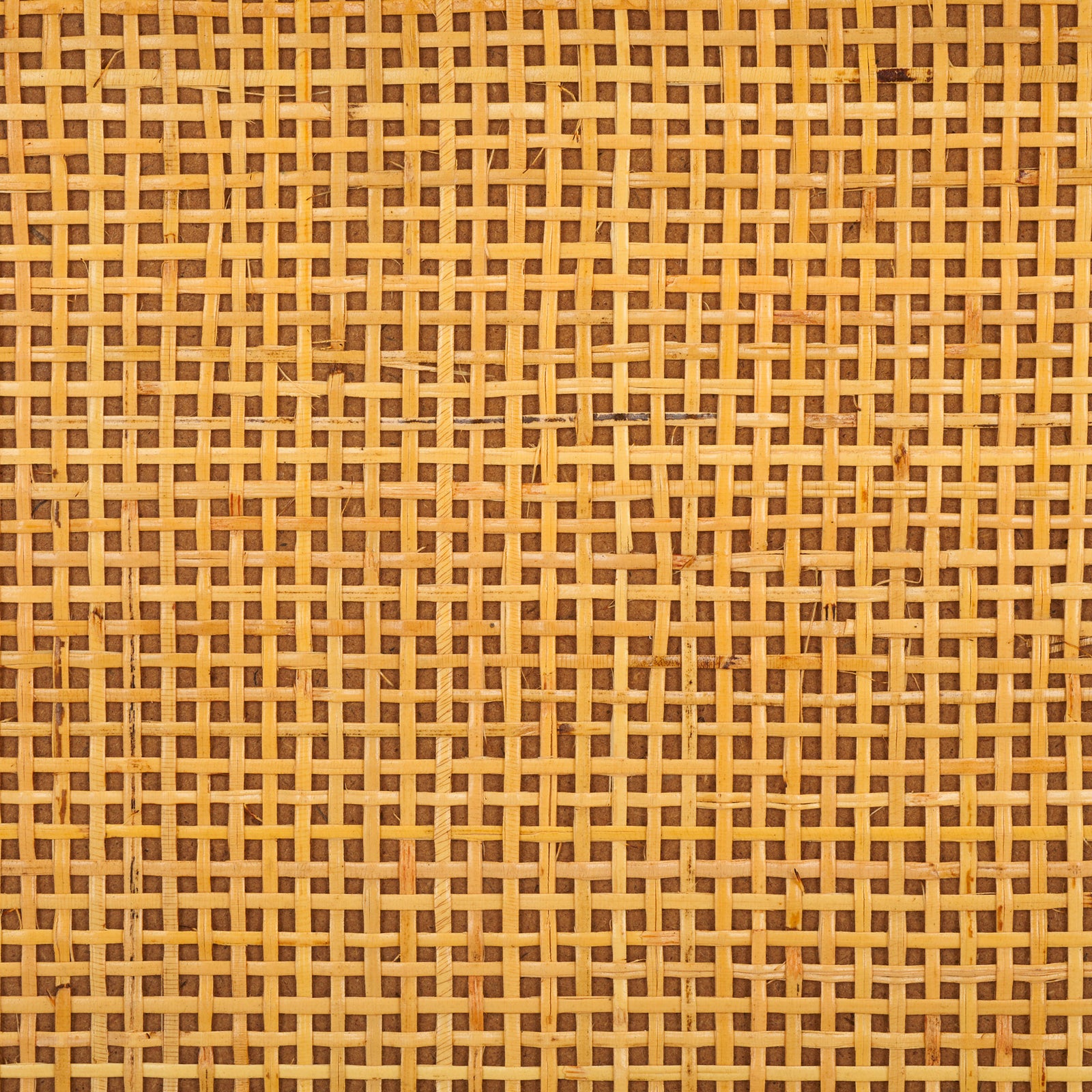 Honey-colored rattan strands form a tight, textured basket weave || STG6509A || swatch_studio