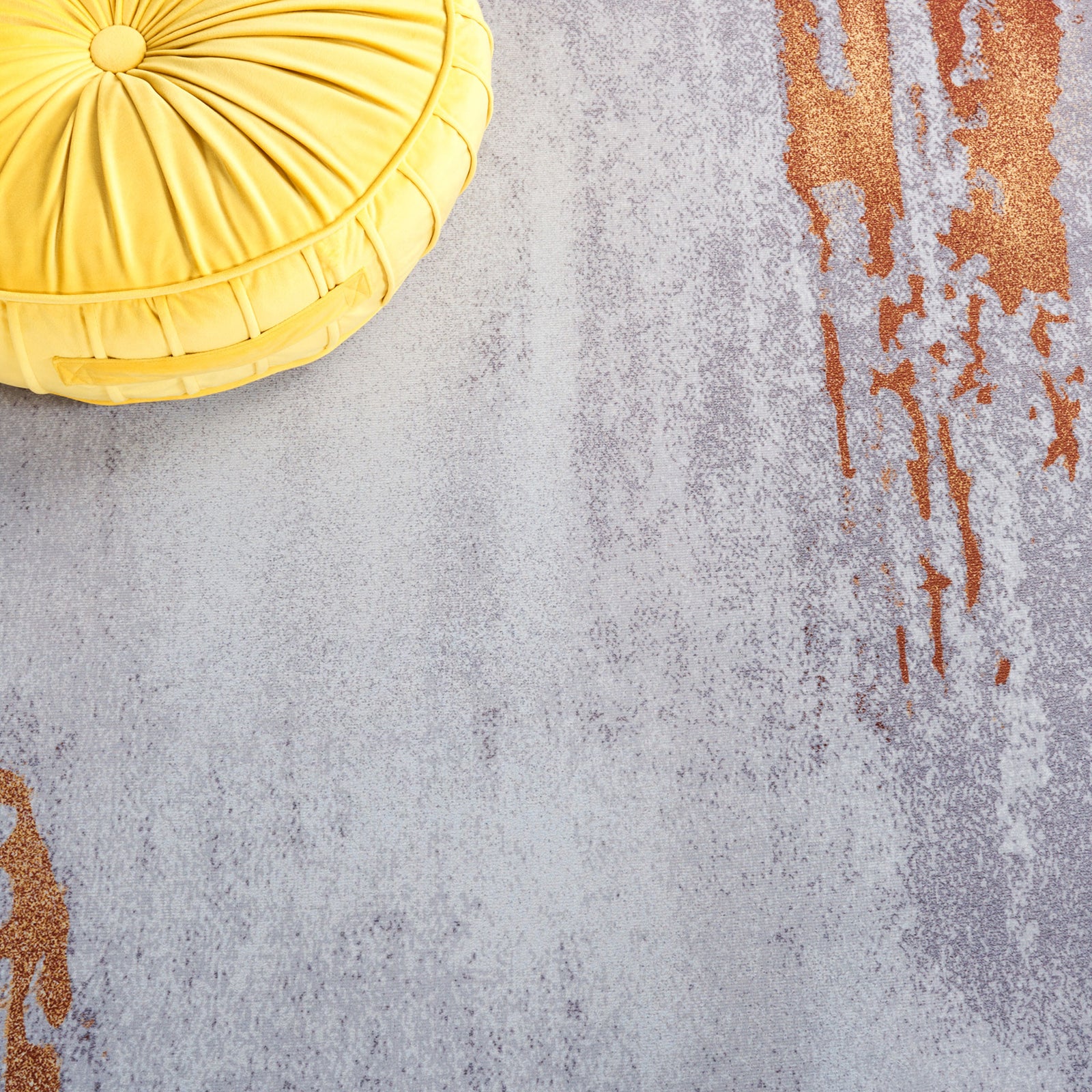 Soft gray base with warm rust highlights creates a cozy, contemporary look || TAC801P-5 || detail_room