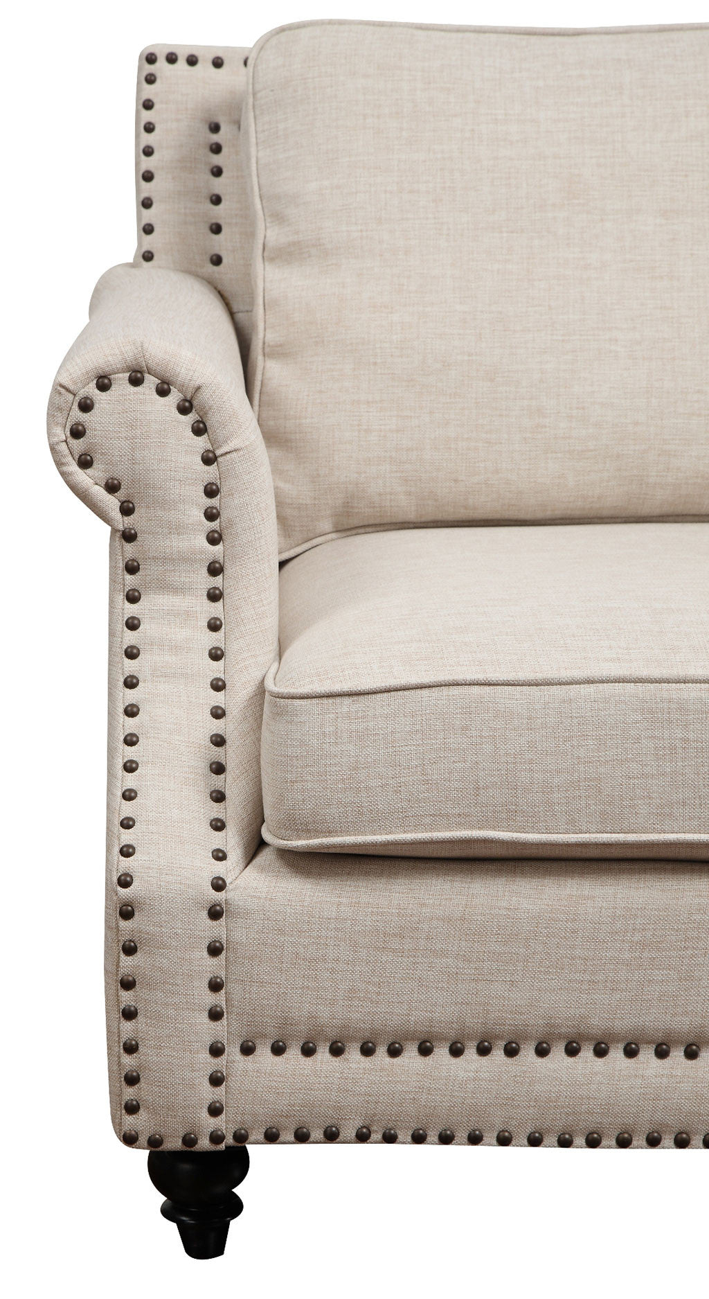 Canton Linen Sofa Beige