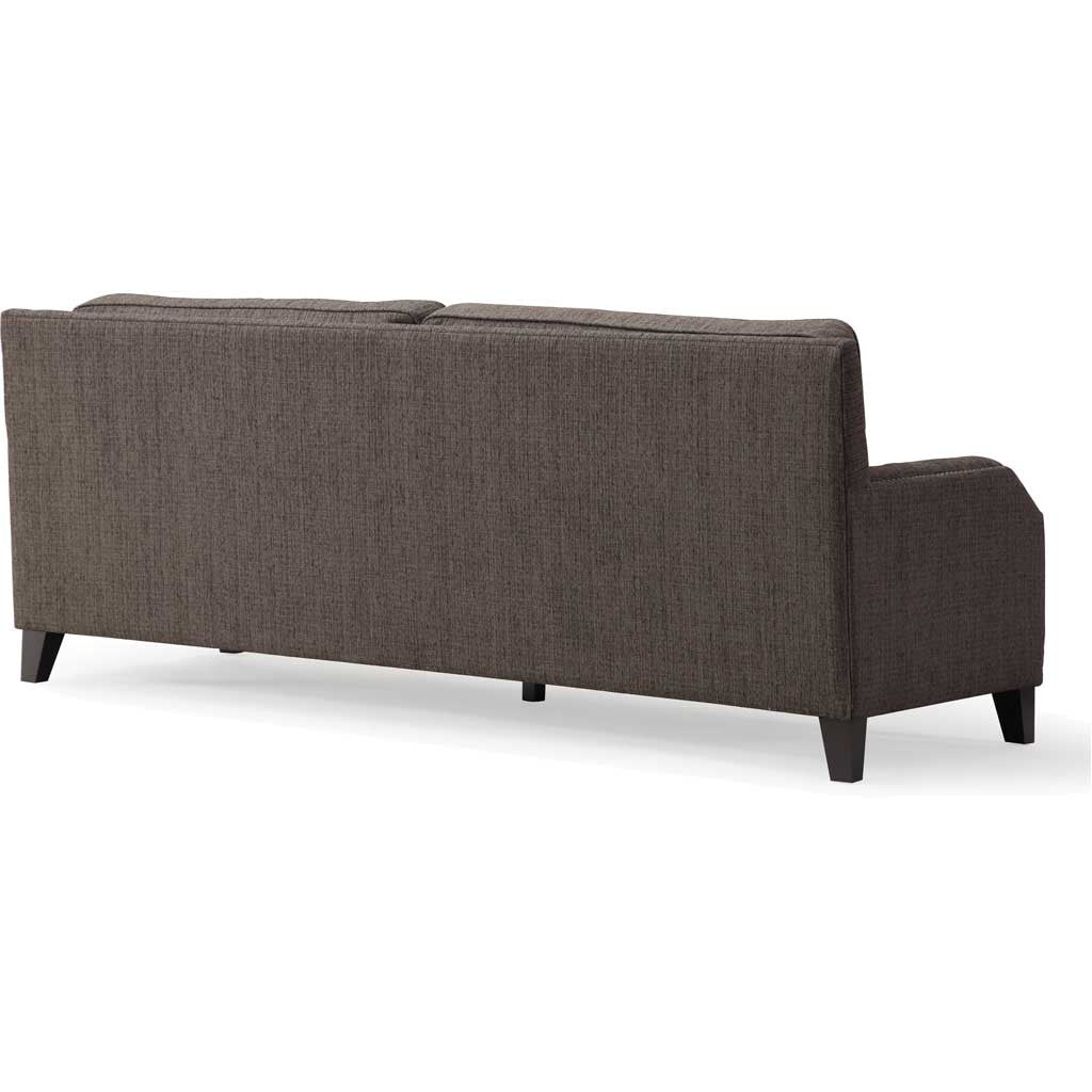 Halluin Gray Linen Sofa