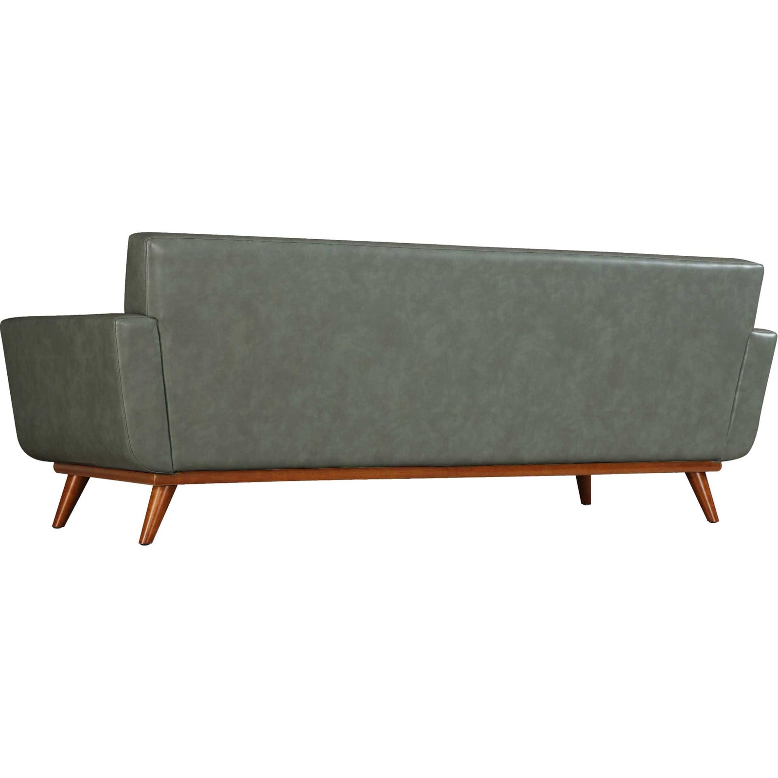 Lynette Leather Sofa Smoke Gray