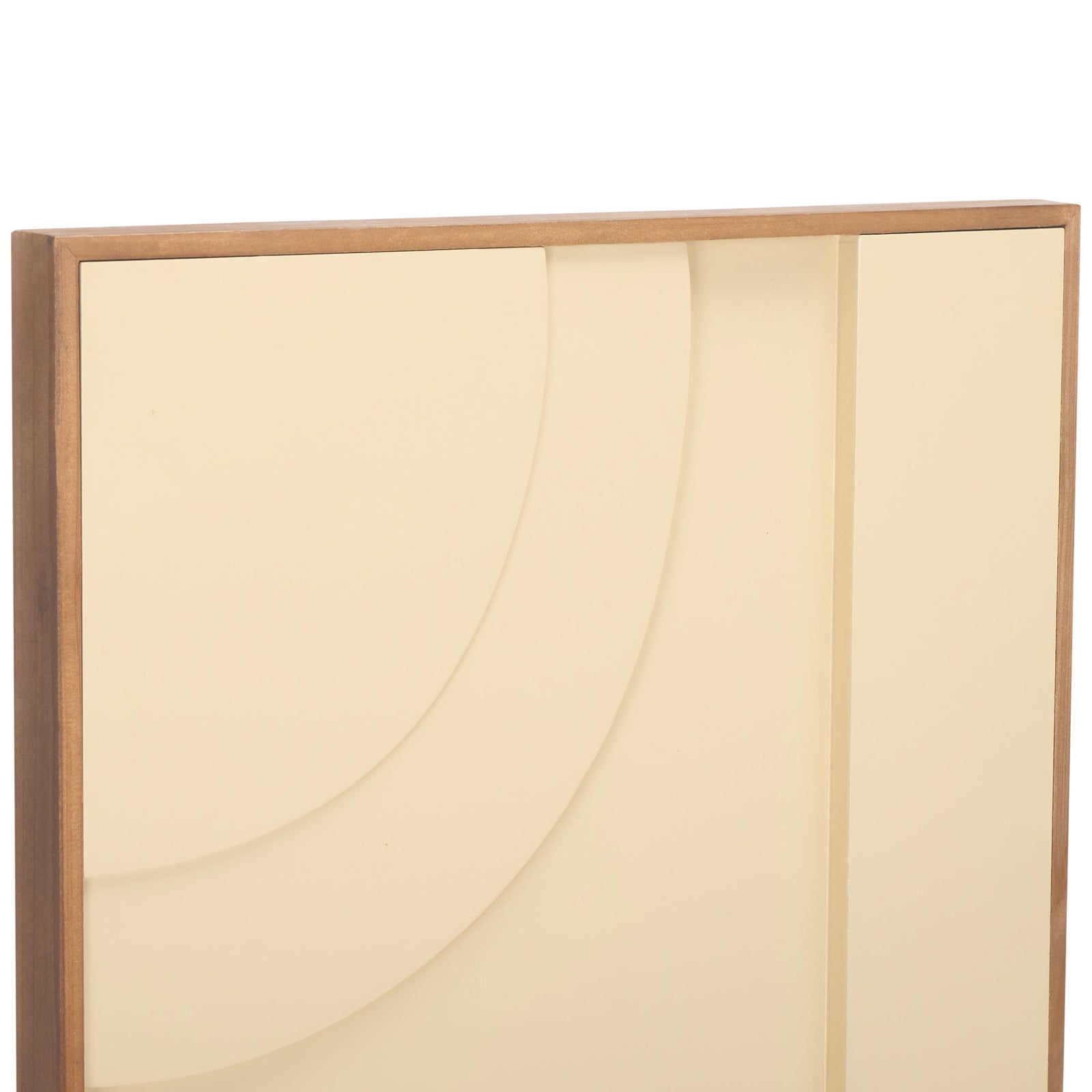 Soft cream arcs overlap clean geometric lines for a subtle dimensional effect || WLA9001A-SET2 || detail_studio