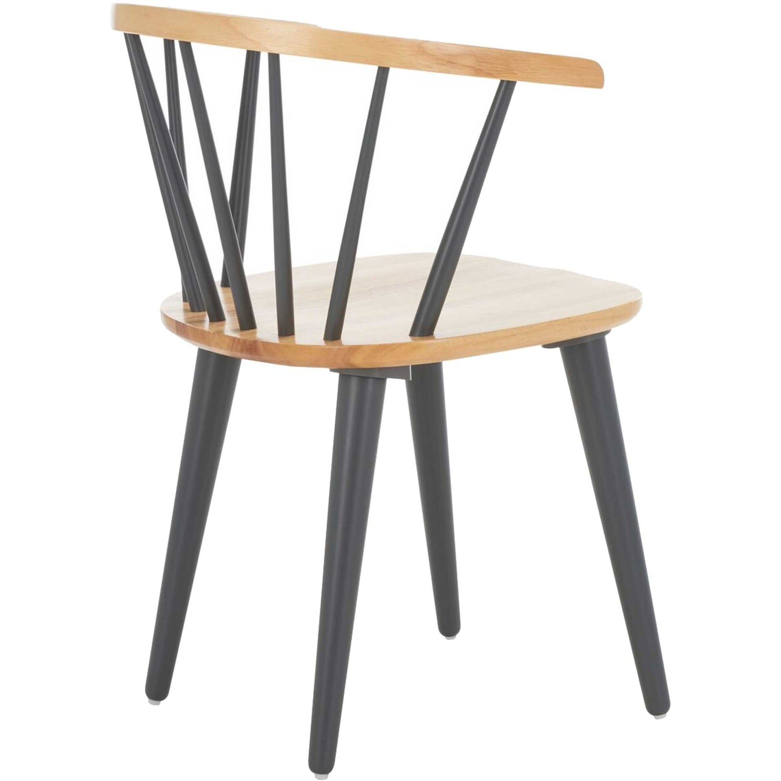 Blair Curved Spindle Side Chair Natural/Gray (Set of 2)