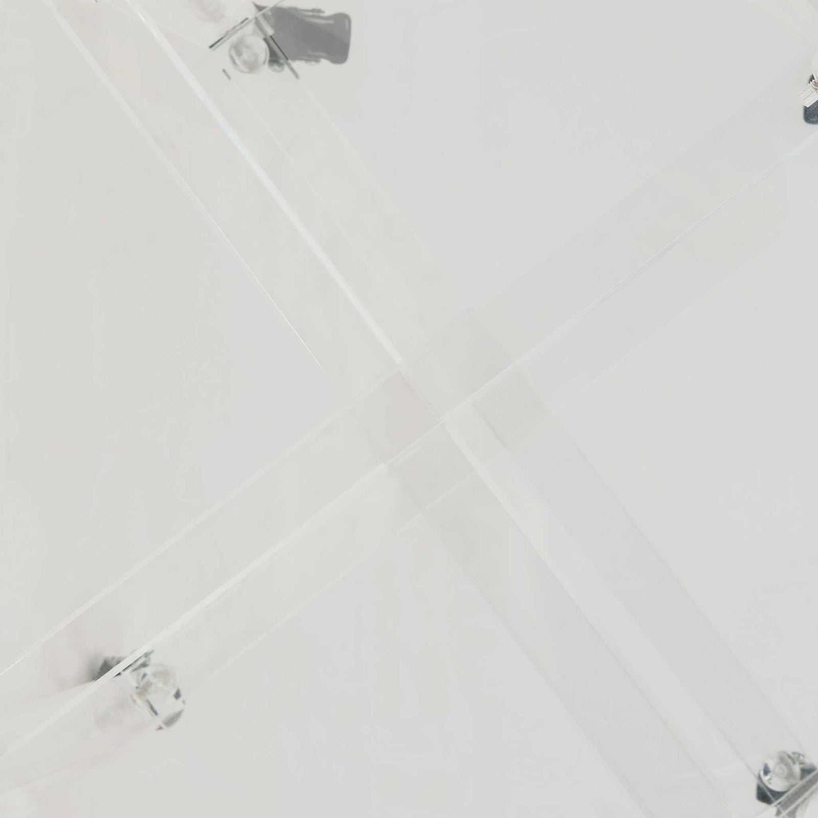 June 2 Tier Acrylic Bar Cart Clear